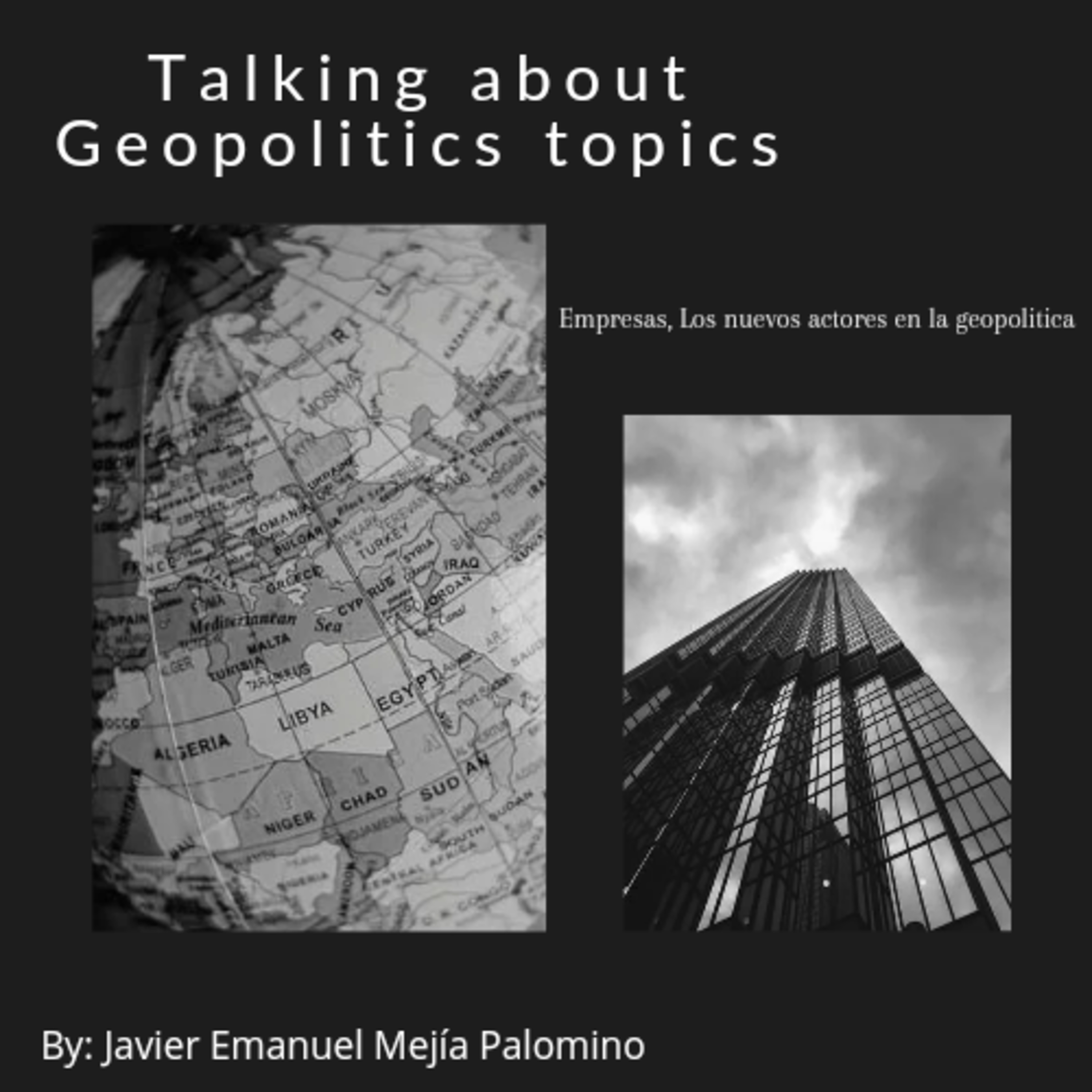 Talking about geopolitics topics cover art
