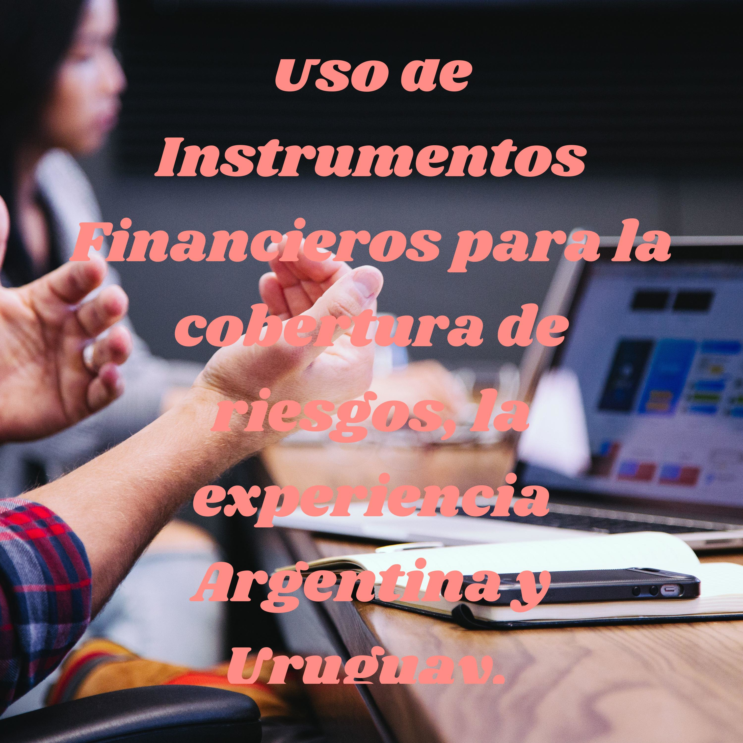 Uso de Instrumentos Financieros para la cobertura de riesgos, la experiencia Argentina y Uruguay. cover art