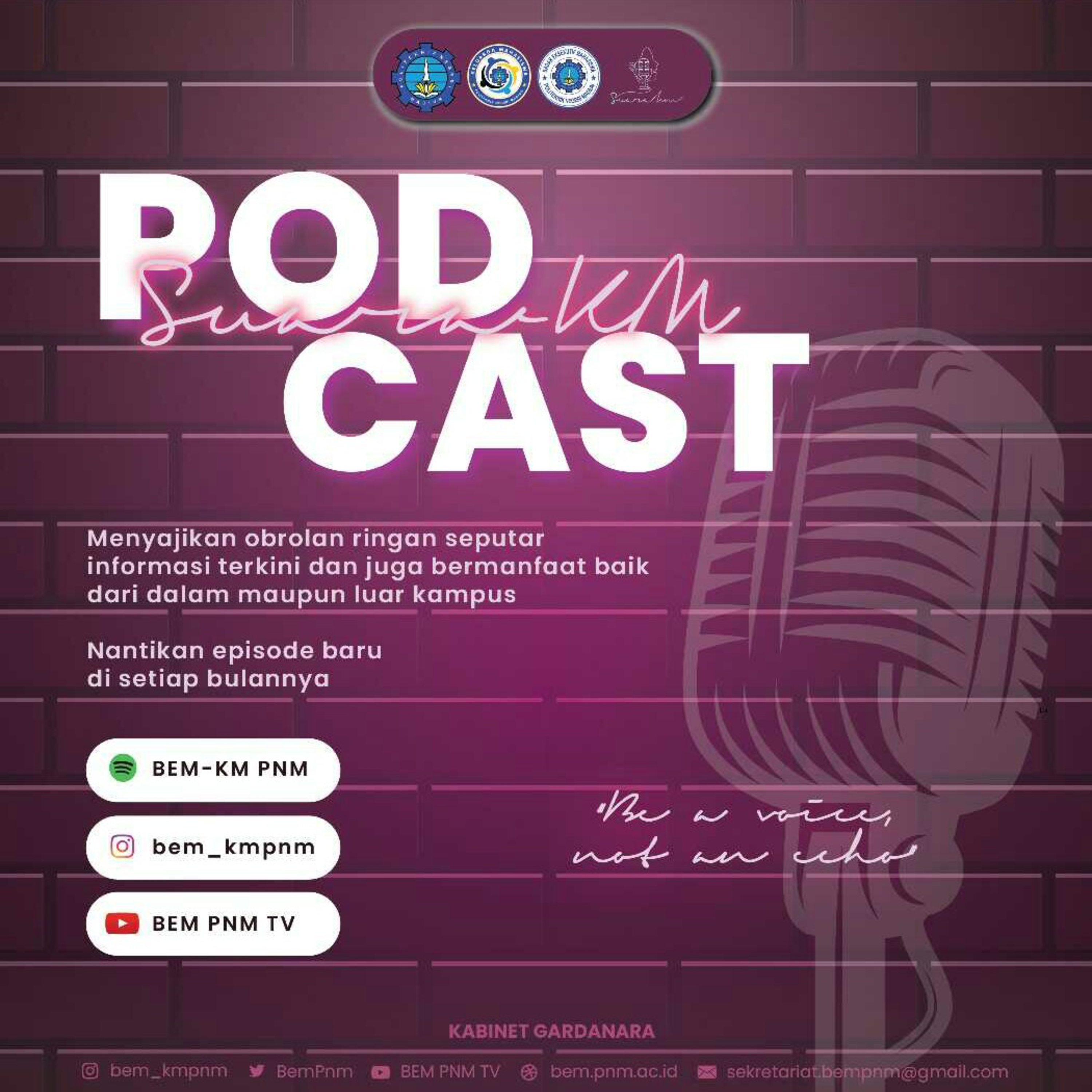 SUARA-KM podcast artwork