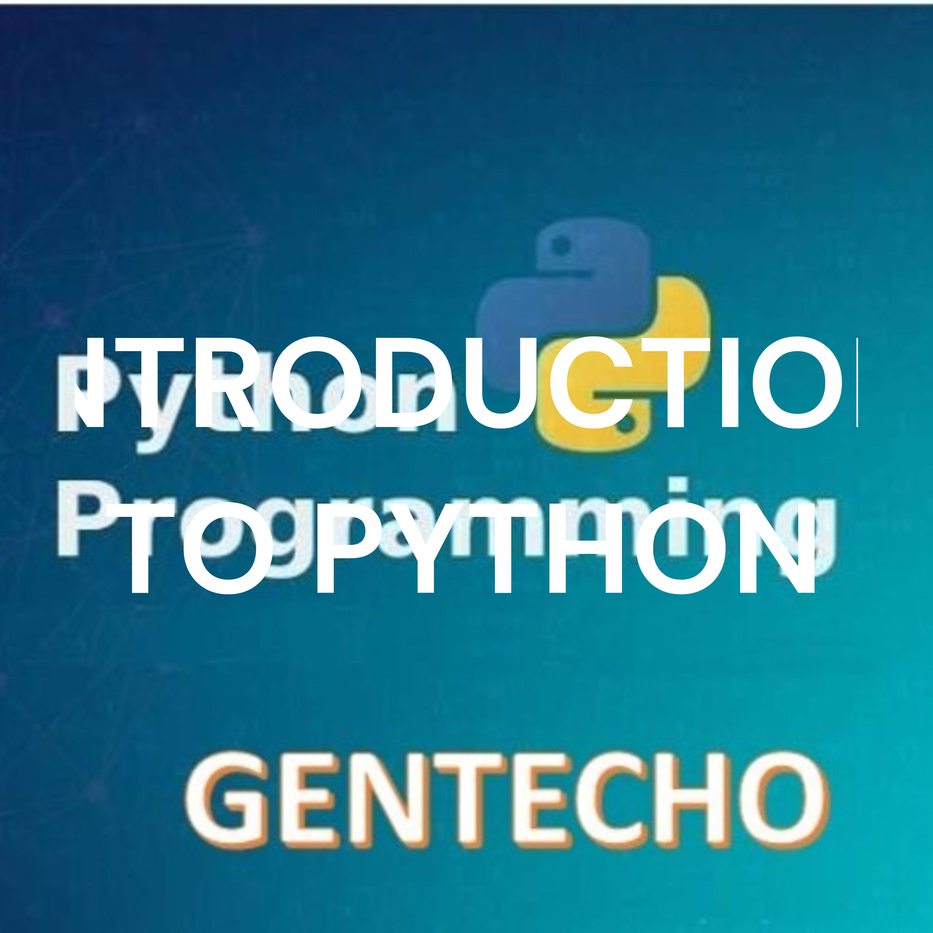 INTRODUCTION TO PYTHON cover art