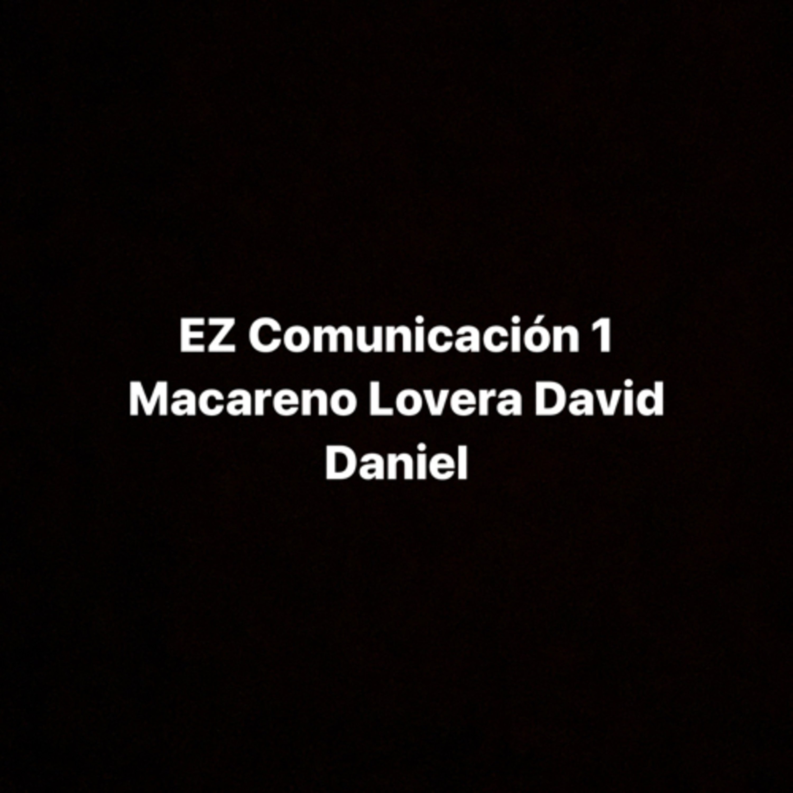 EZ Taller de Comunicación I 