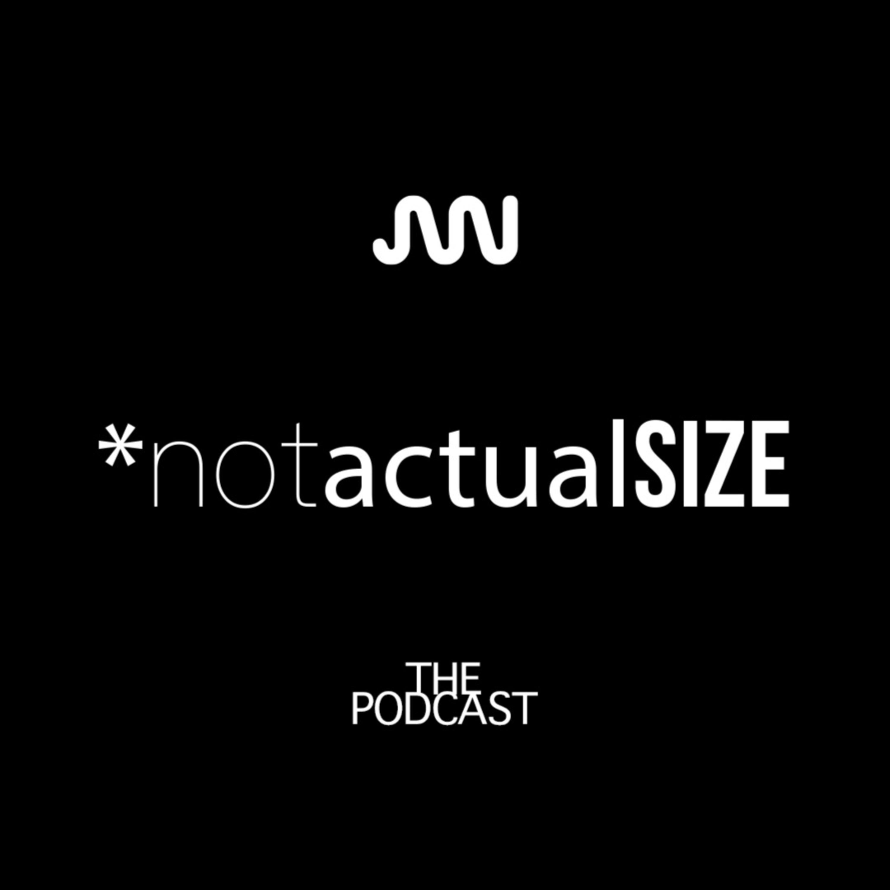 Not Actual Size – The JustWadge Podcast Introduction
