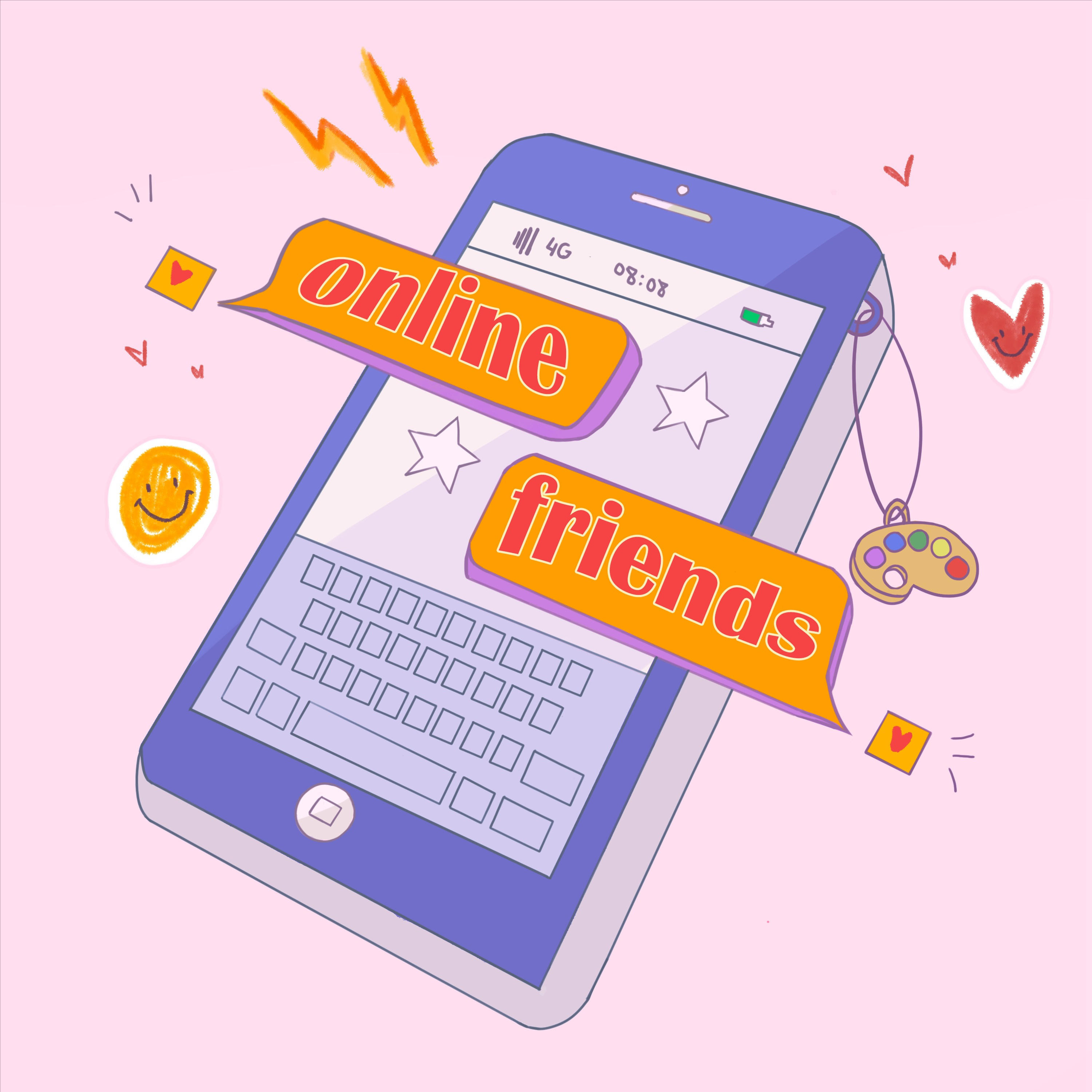 Online Friends With Janice and Nada 