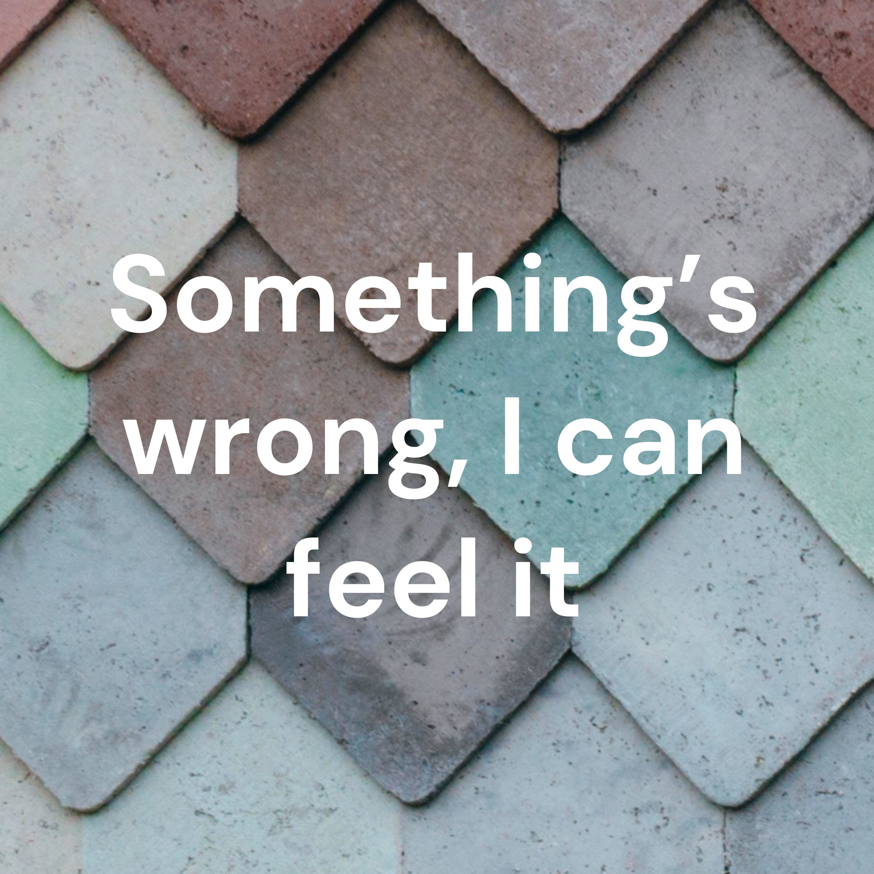 Something\'s wrong, I can feel it