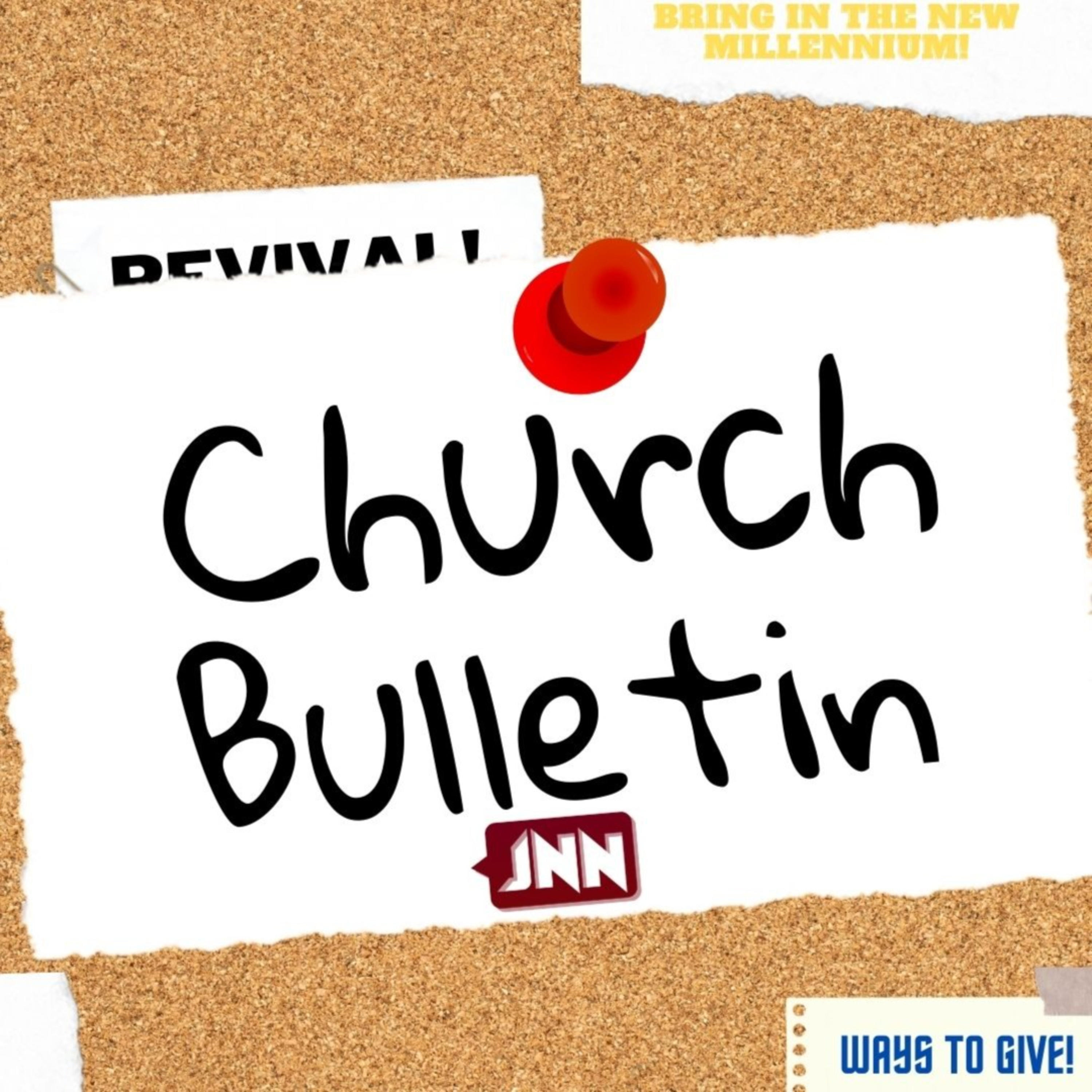 JNN Church Bulletin