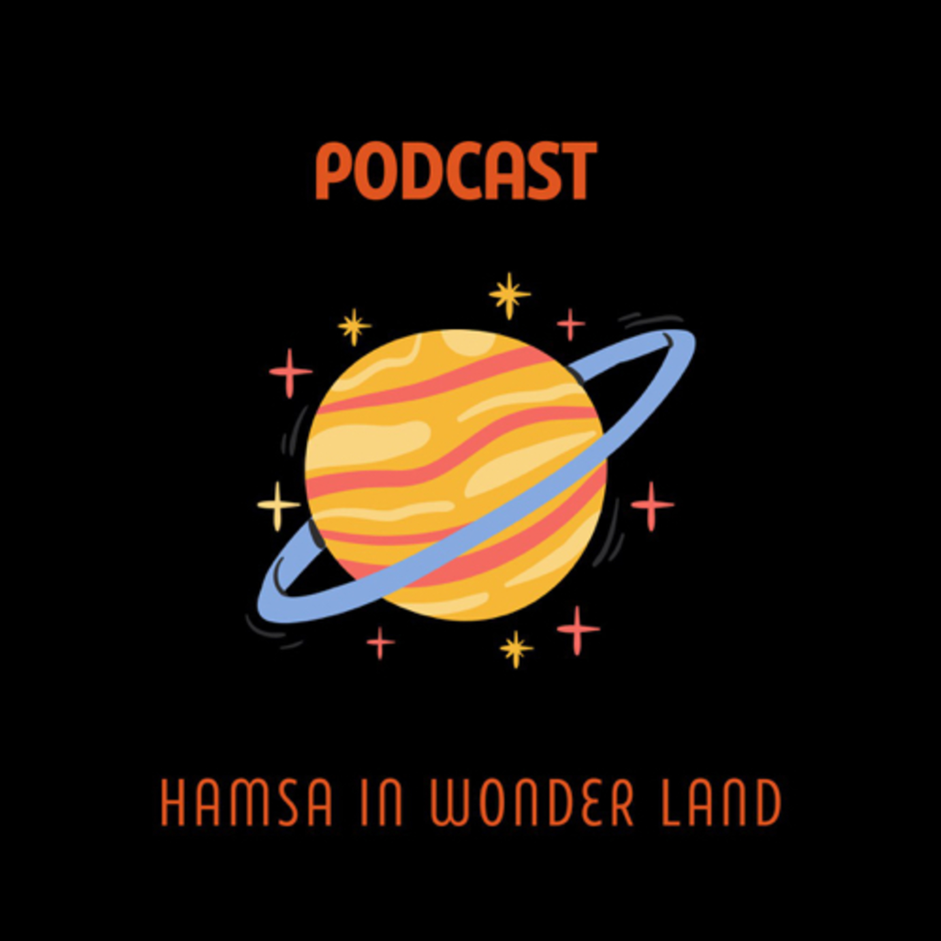 Hamsa in wonder land podcast artwork