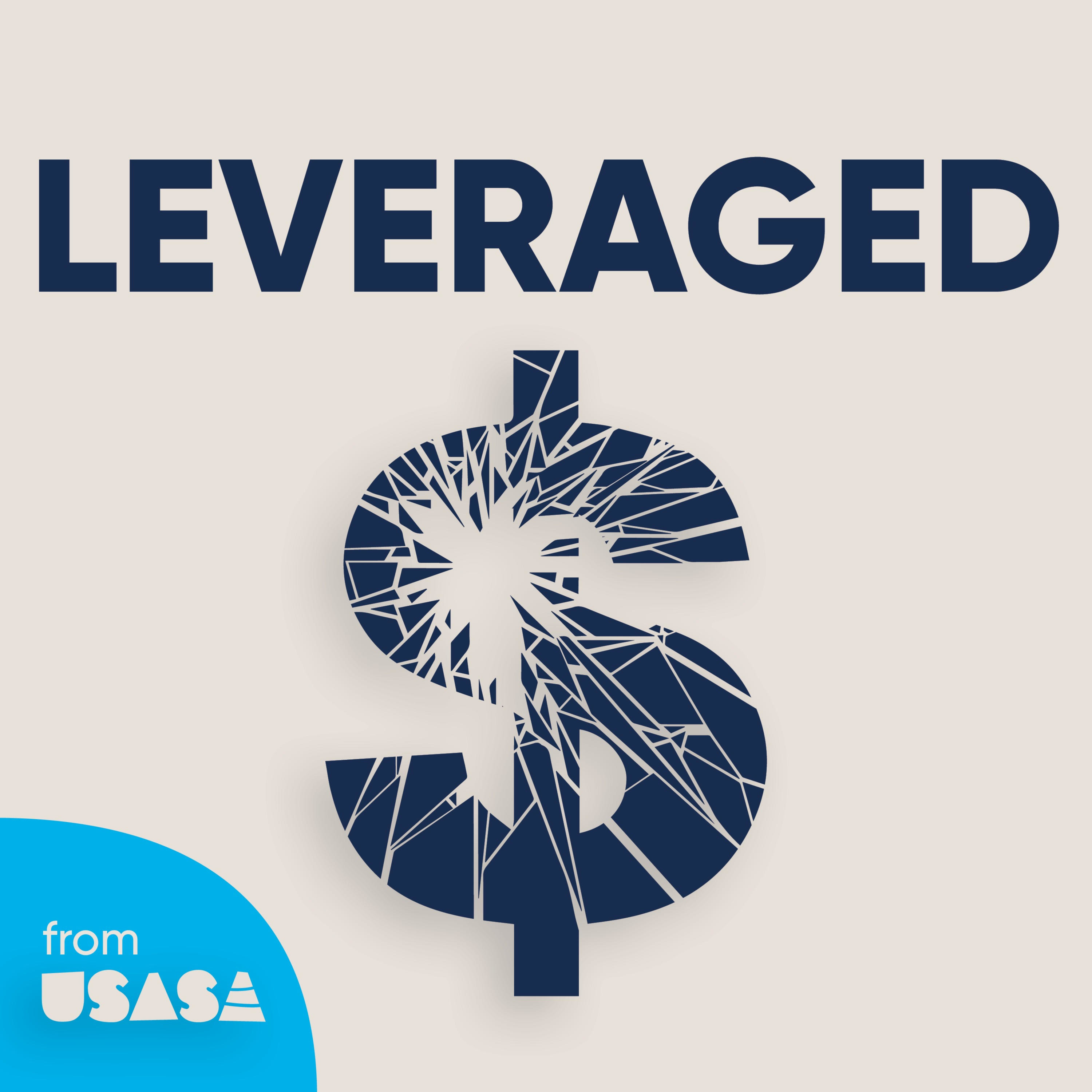 Leveraged podcast artwork