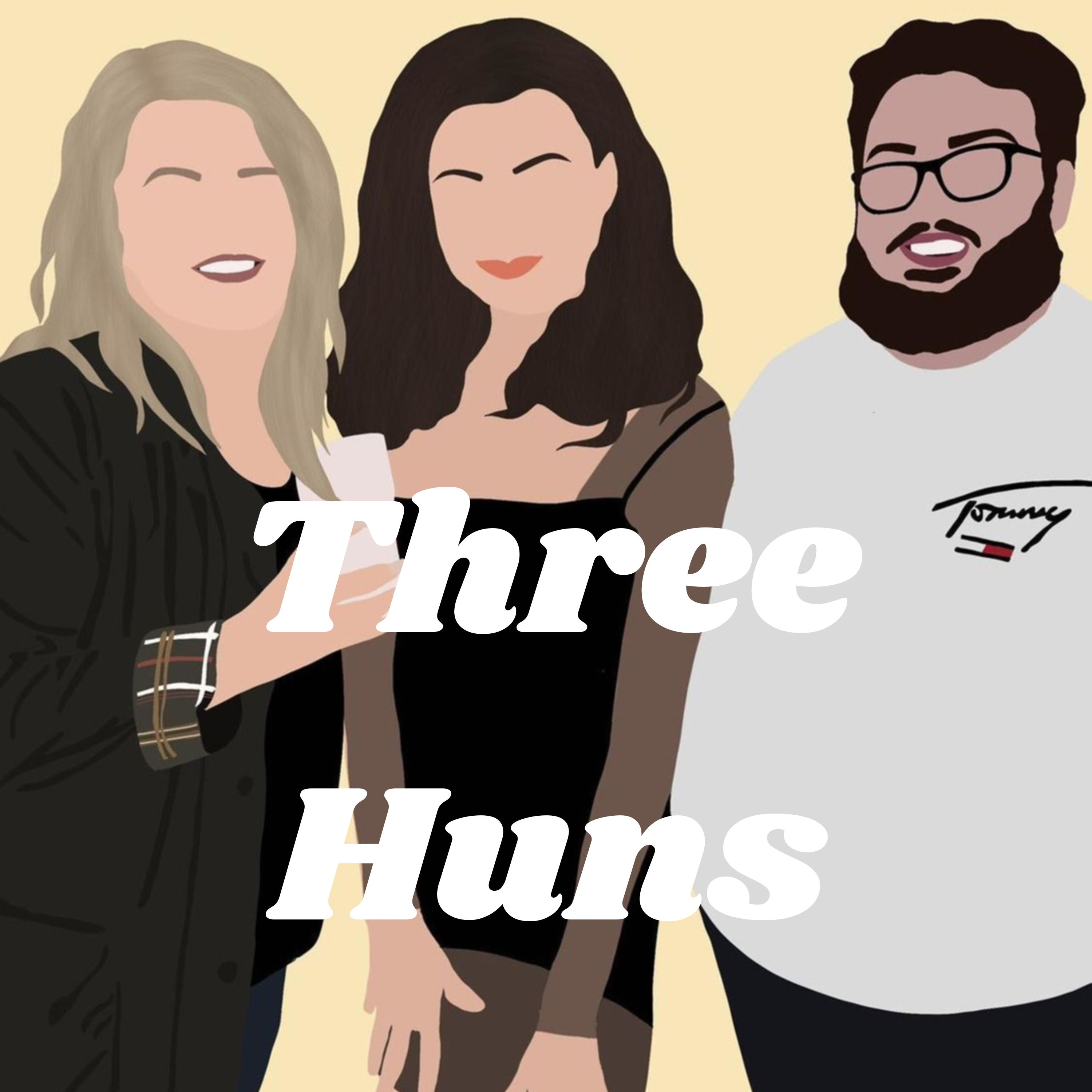 Three Huns podcast artwork