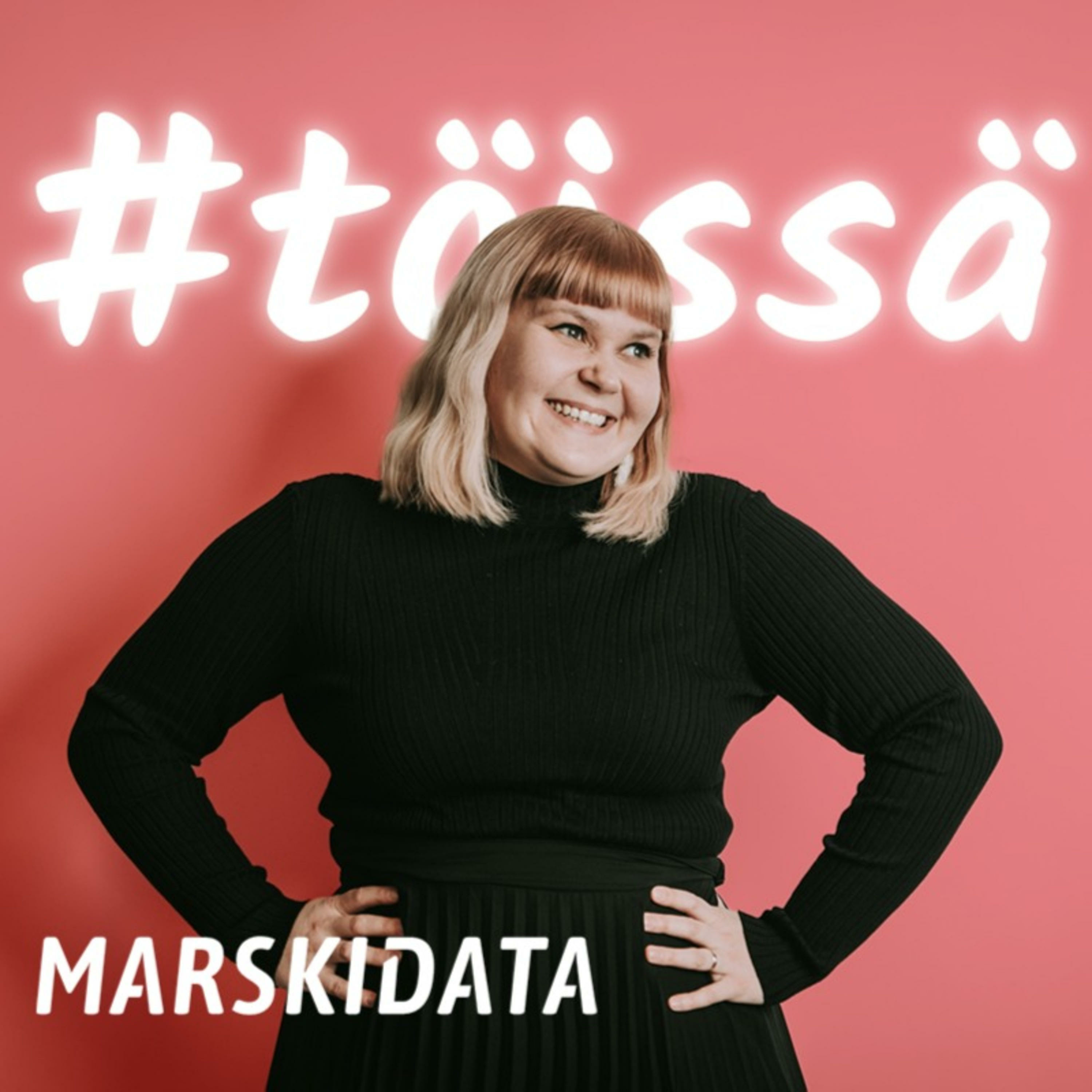 #töissä