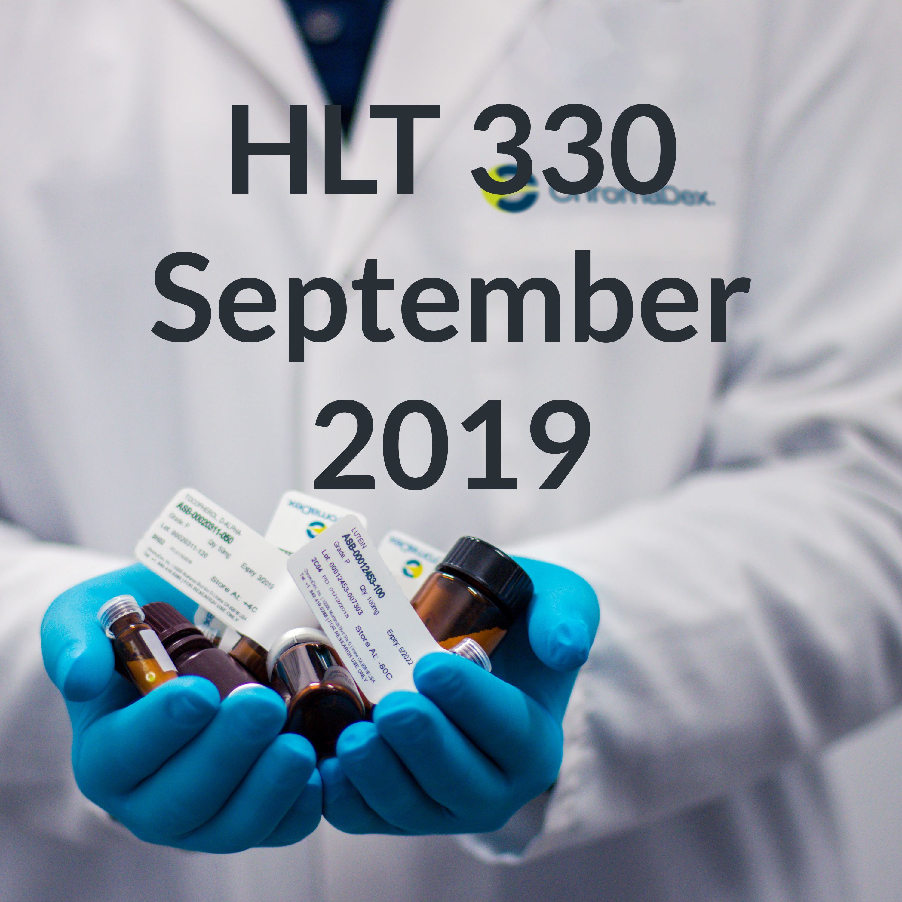HLT 330 September 2019
