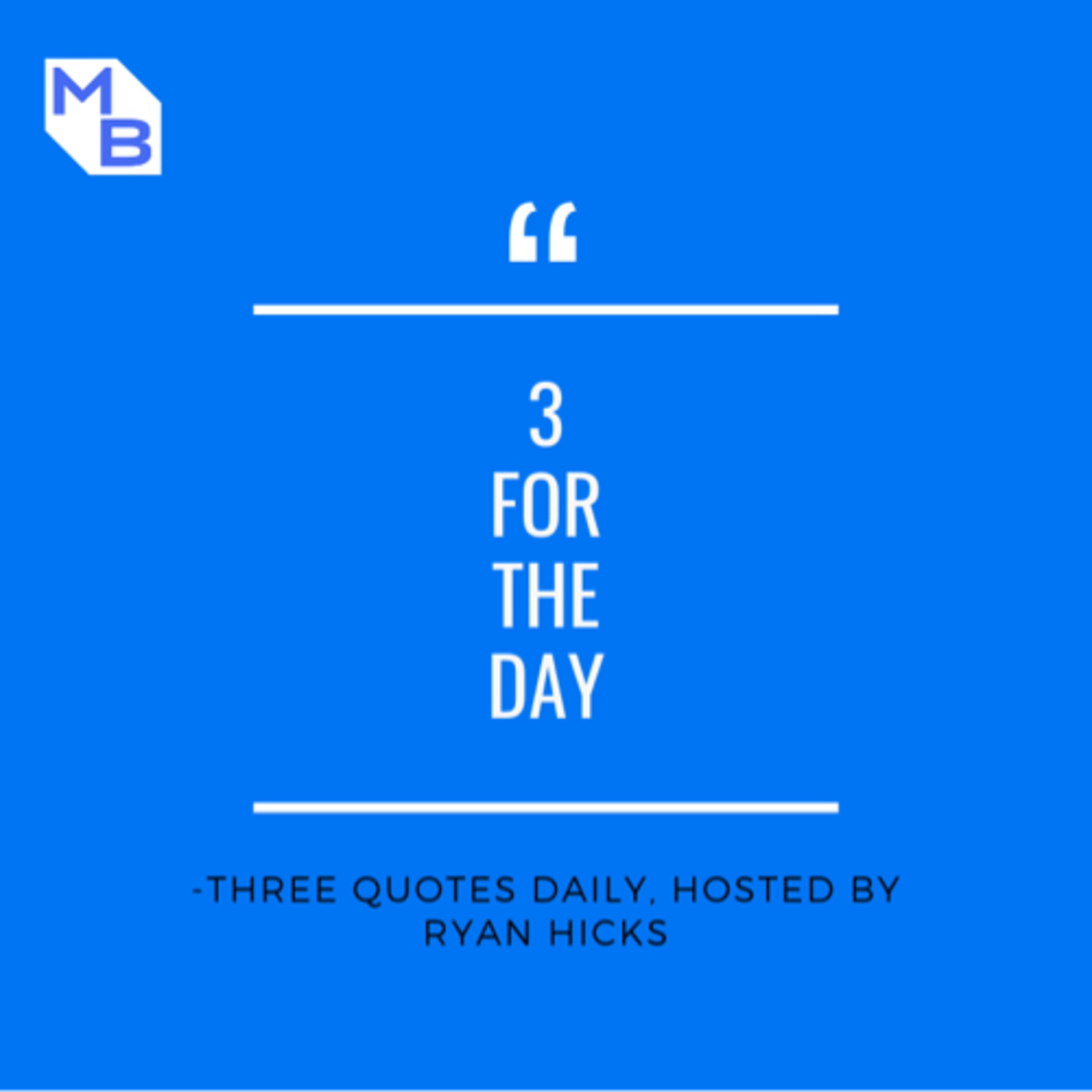 #3ForTheDay