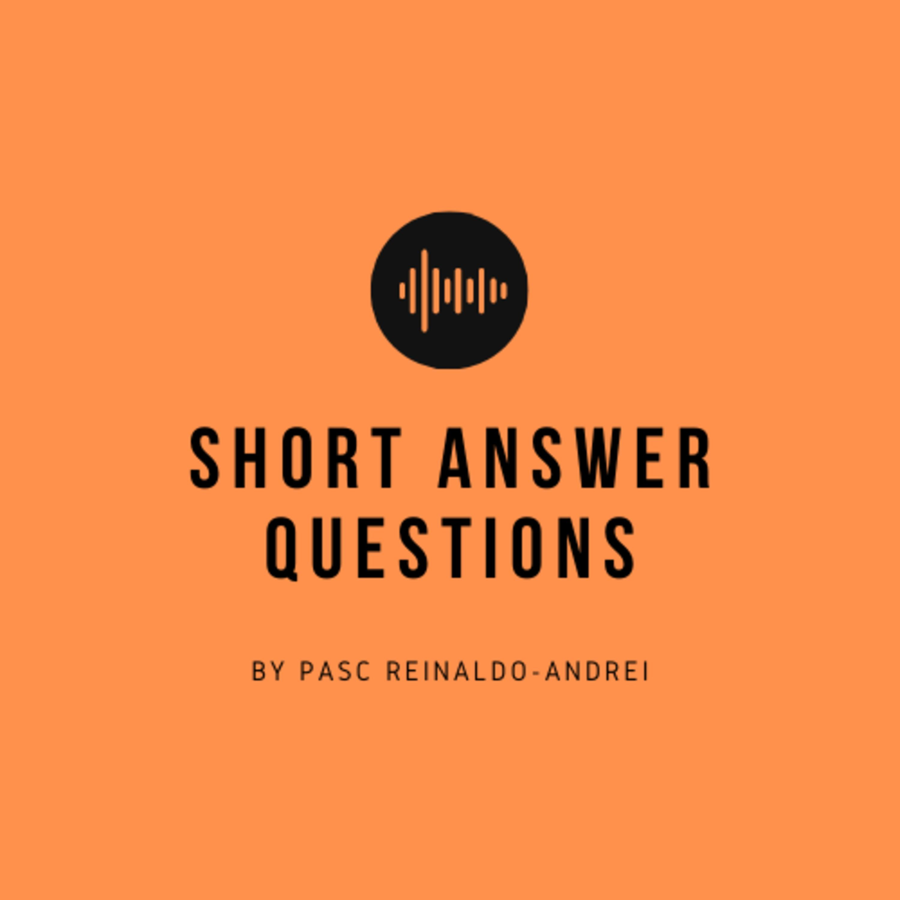 Short Answer Questions