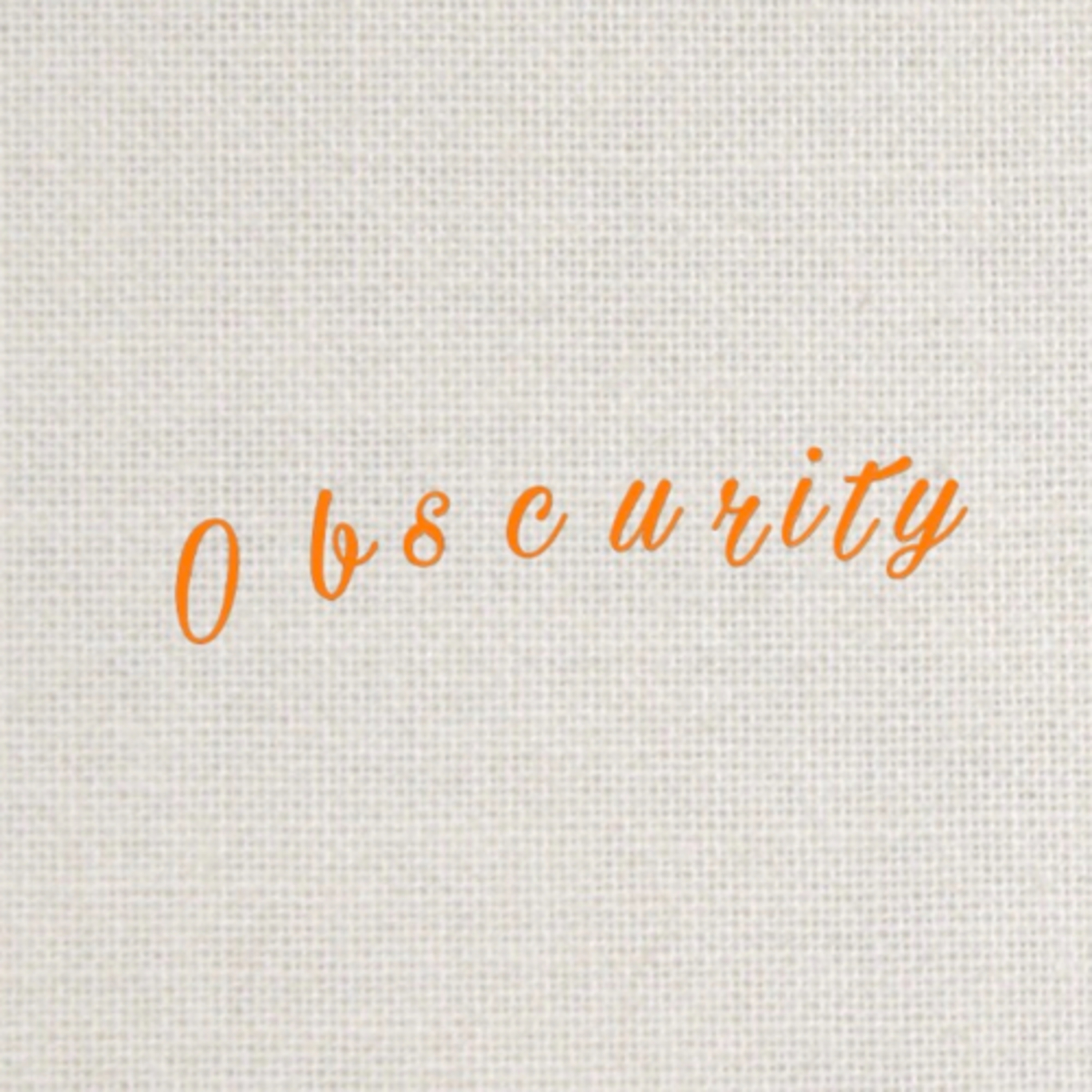 ObscurityShow podcast artwork
