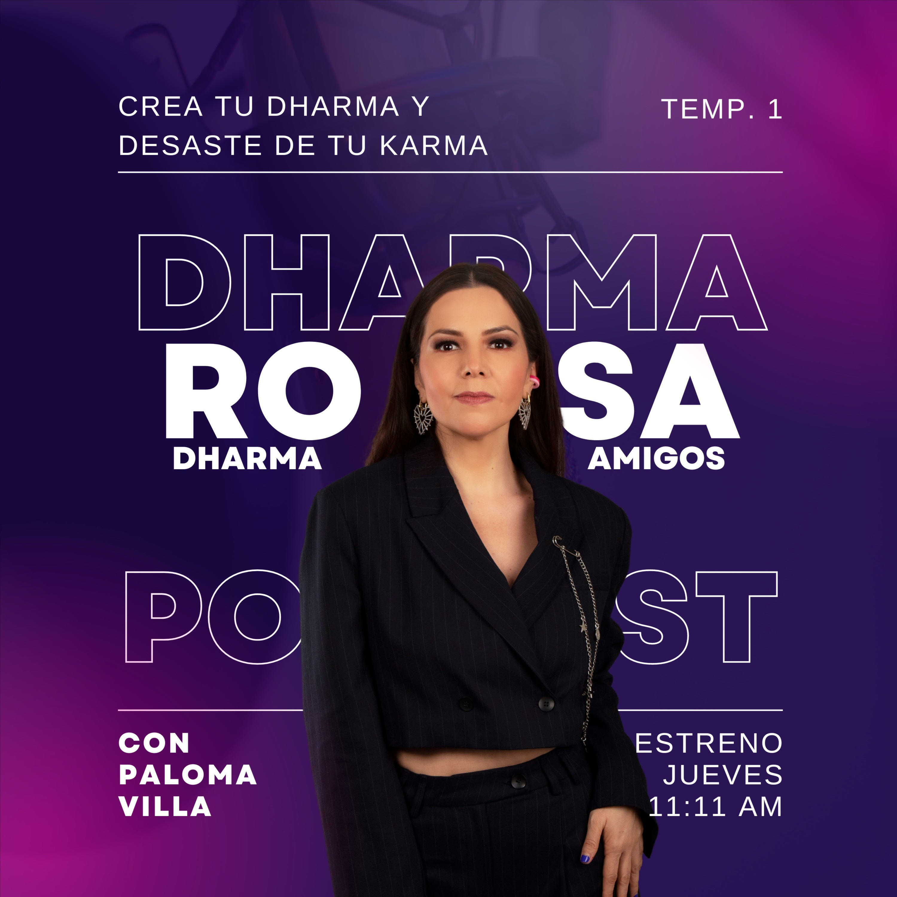 Dharma Rosa Con Paloma Villa podcast artwork