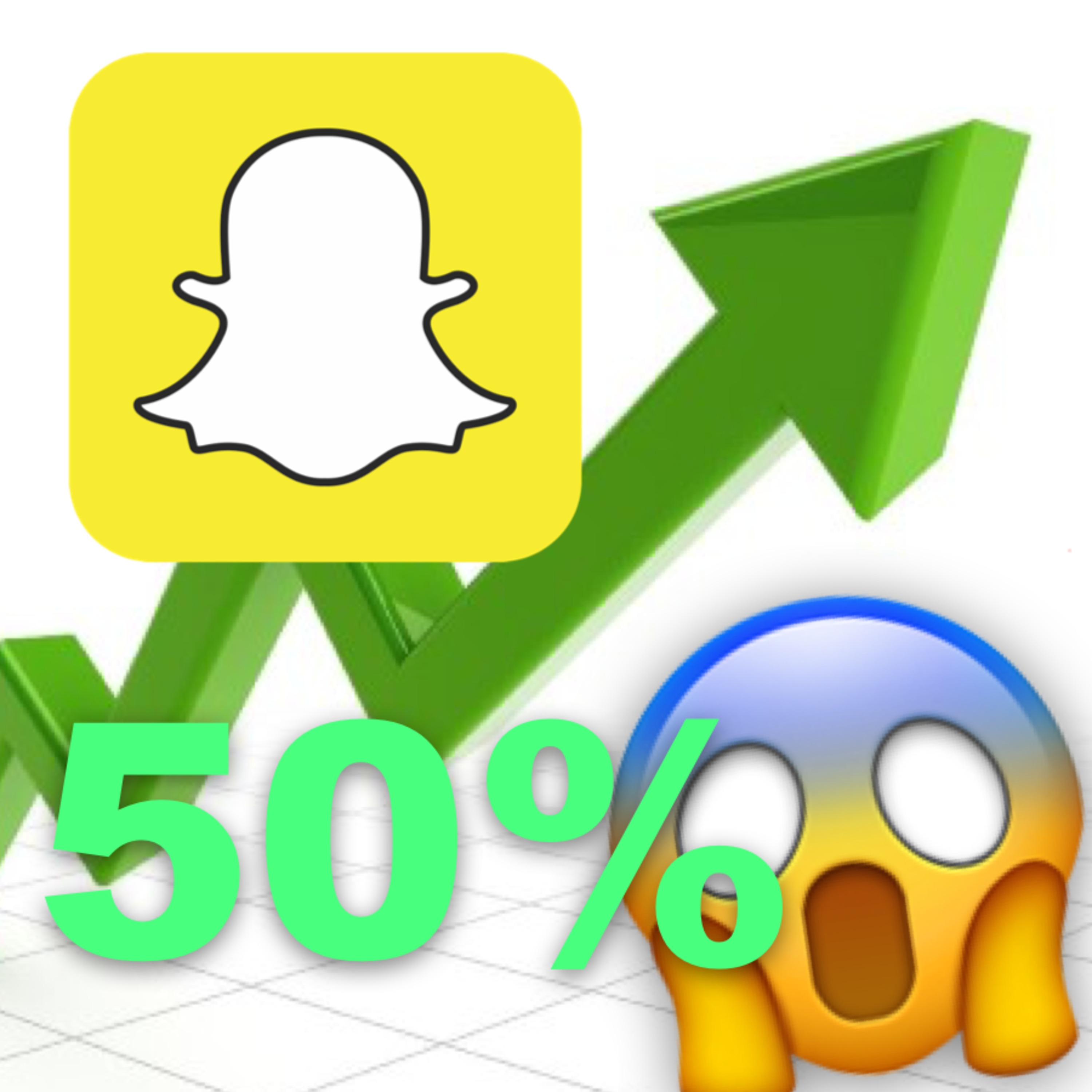 Snapchat UP 50% 😱📈🔥