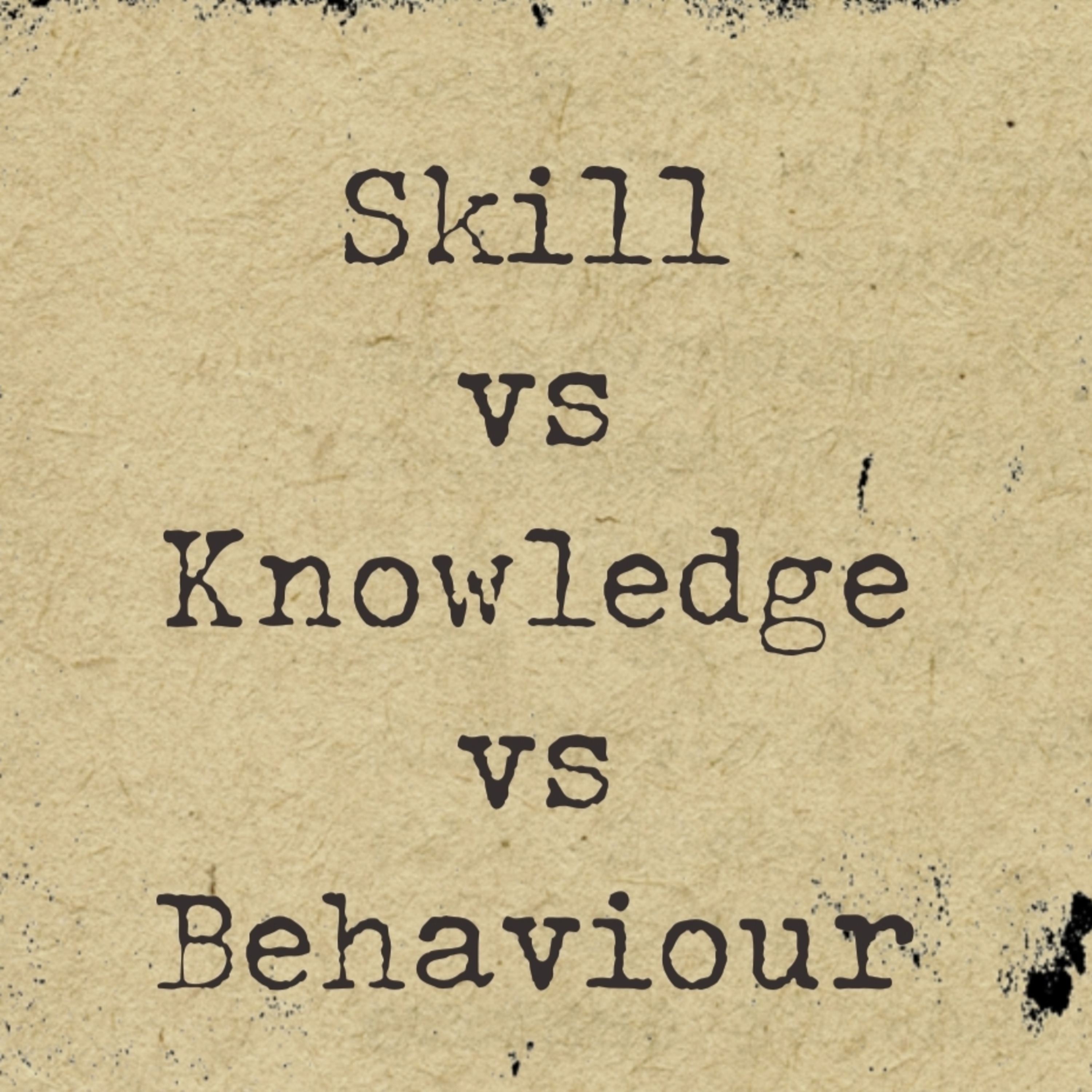 Do You Look for Skill or Behaviour?