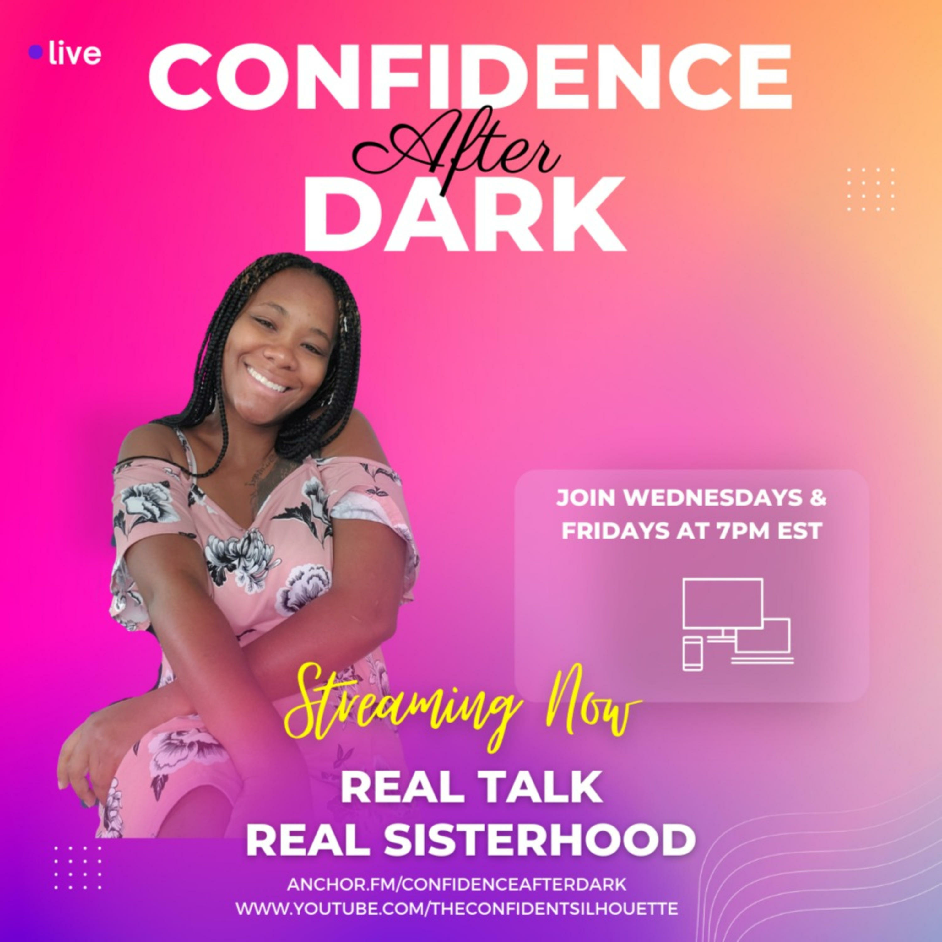 Confidence After Dark podcast artwork