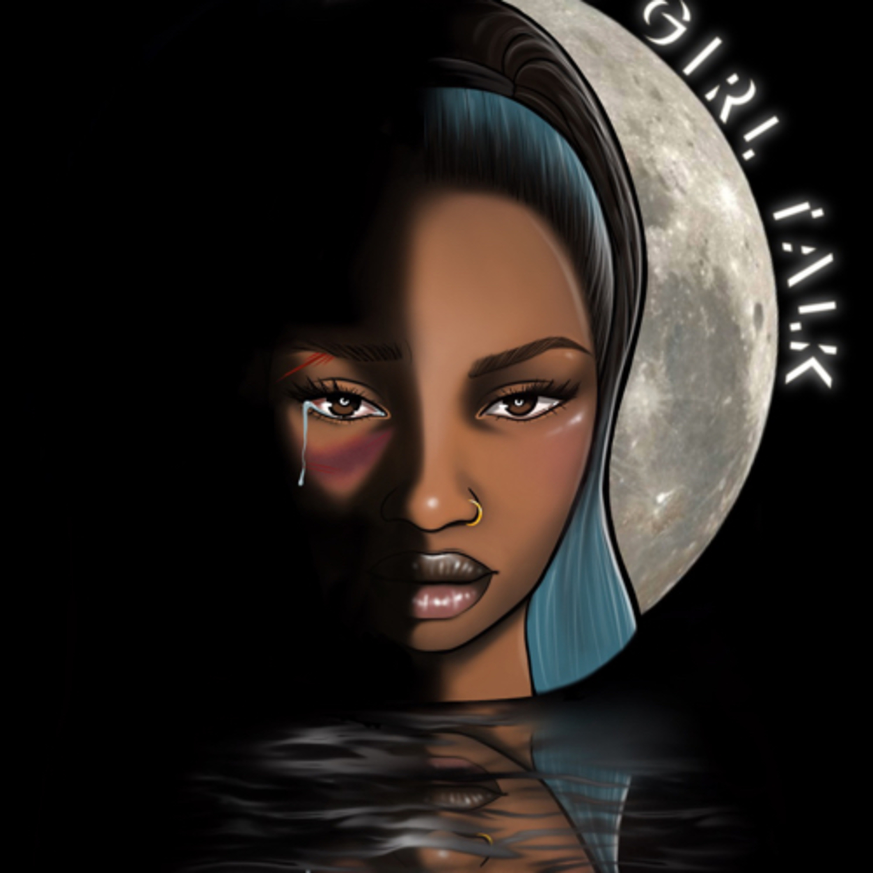 Shadow girl talk podcast artwork