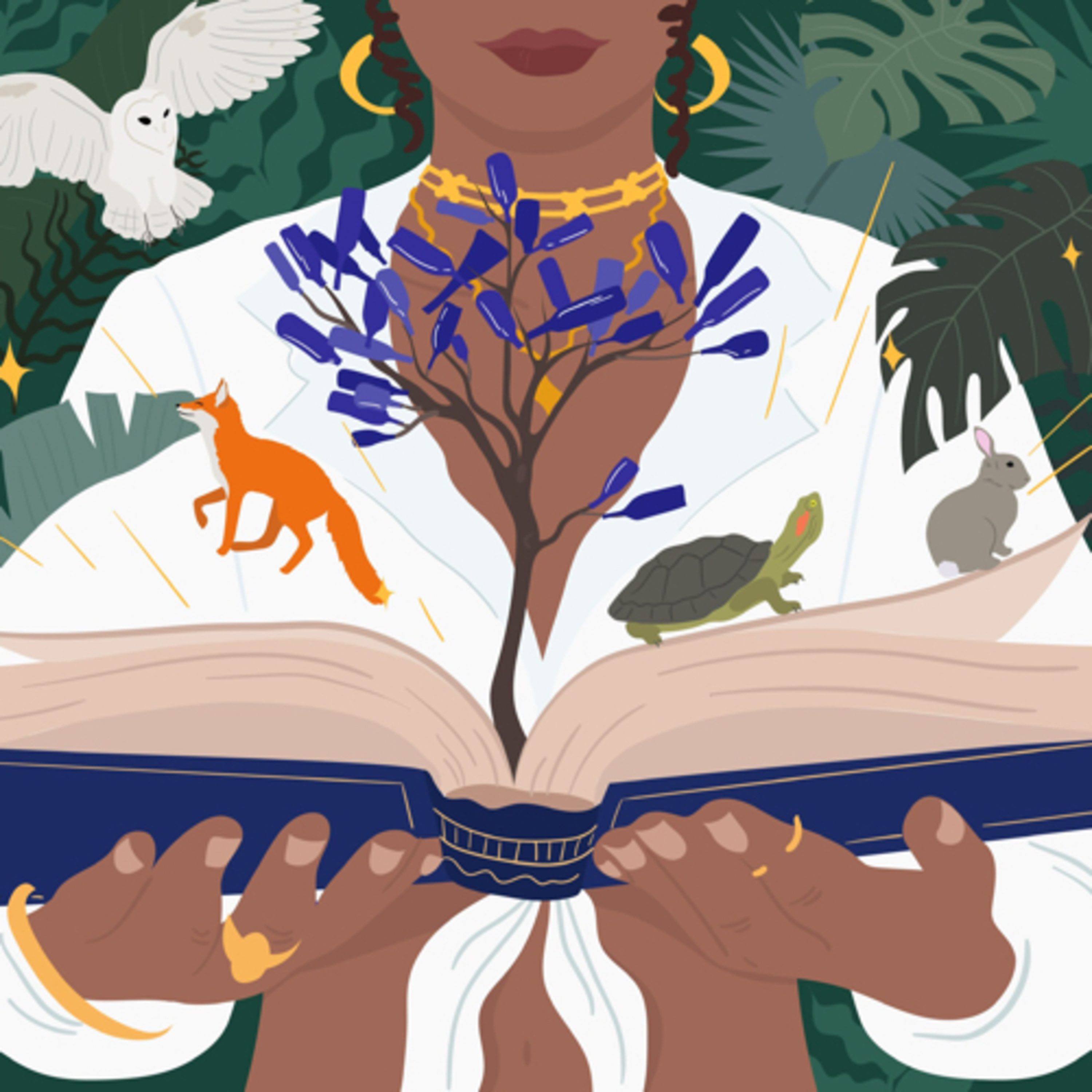 The Blue Bottle Tree