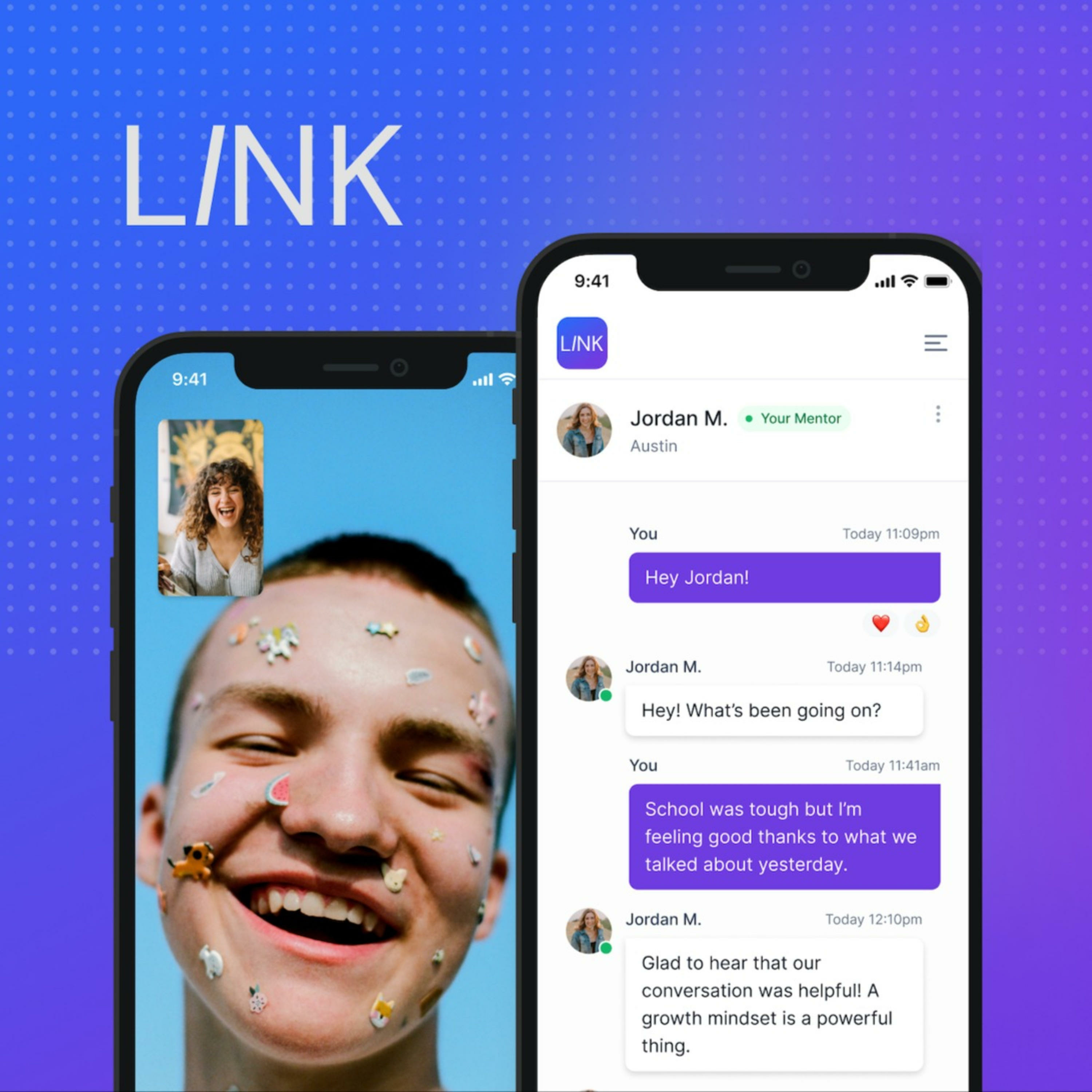 With LINK podcast artwork