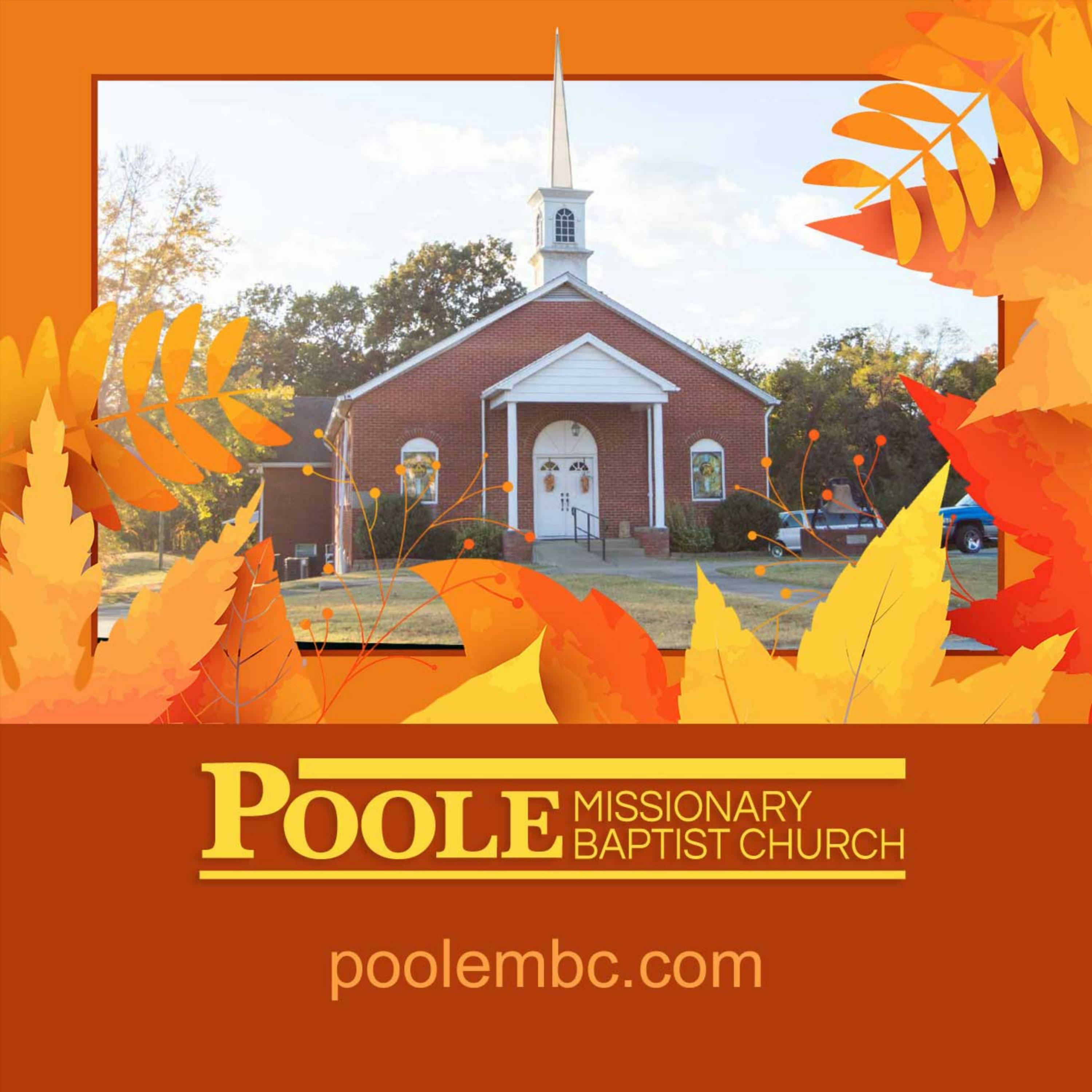 Poole Missionary Baptist Church with Pastor Jeremiah Jeffers