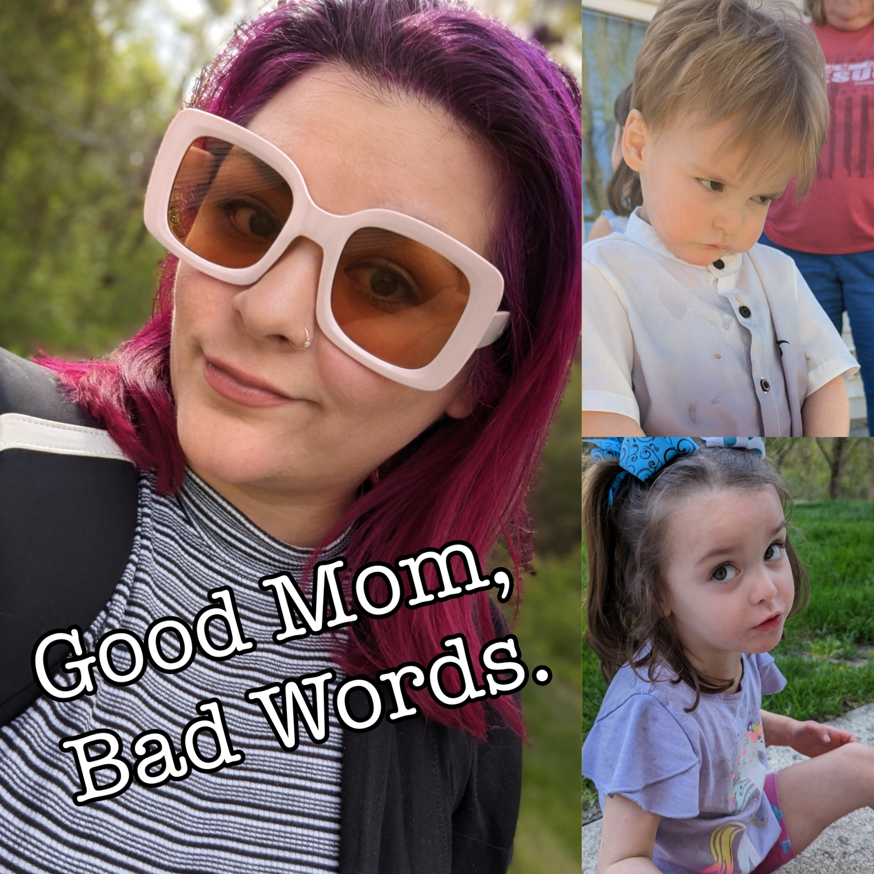 Good Mom, Bad Words. podcast artwork