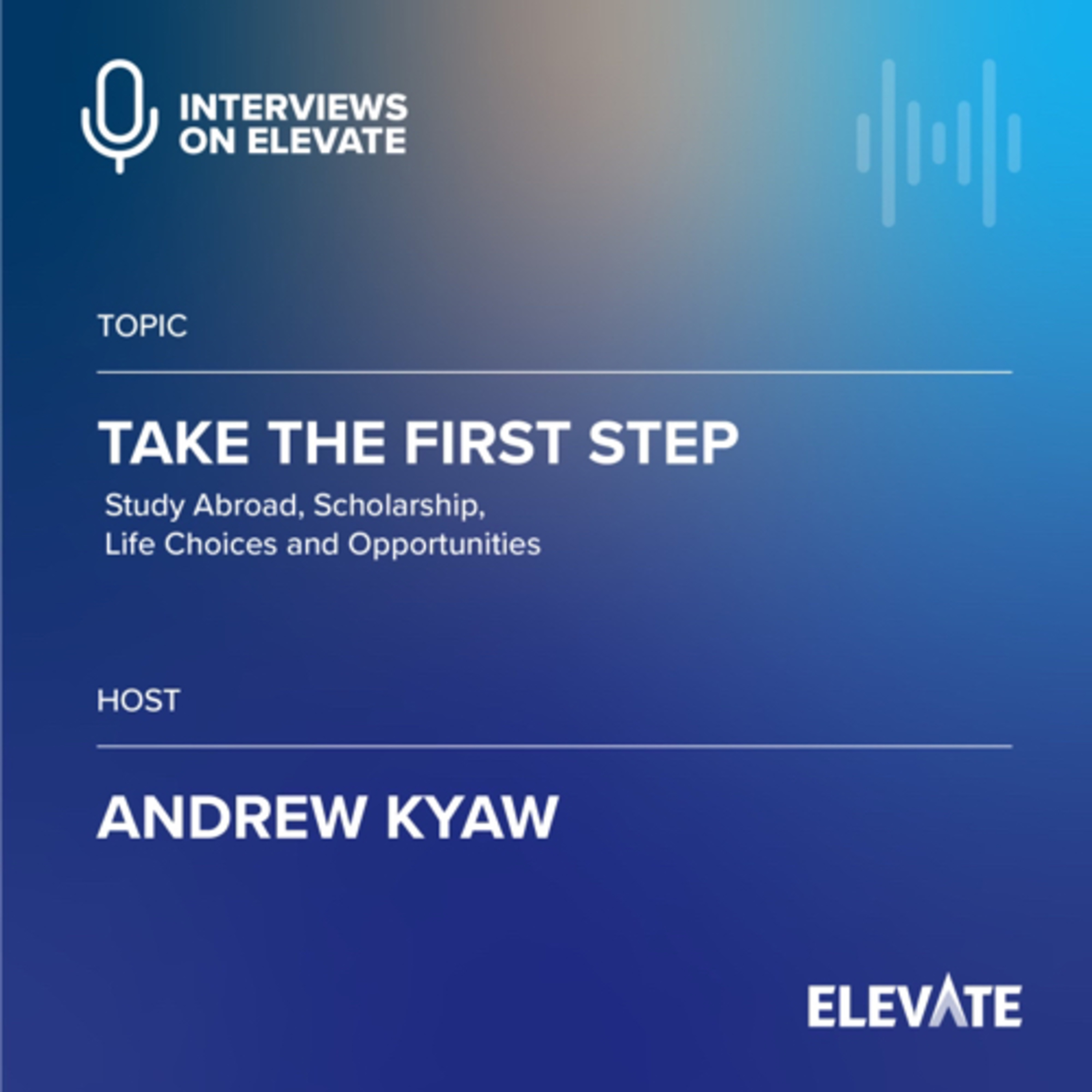 Take the First Steps podcast artwork