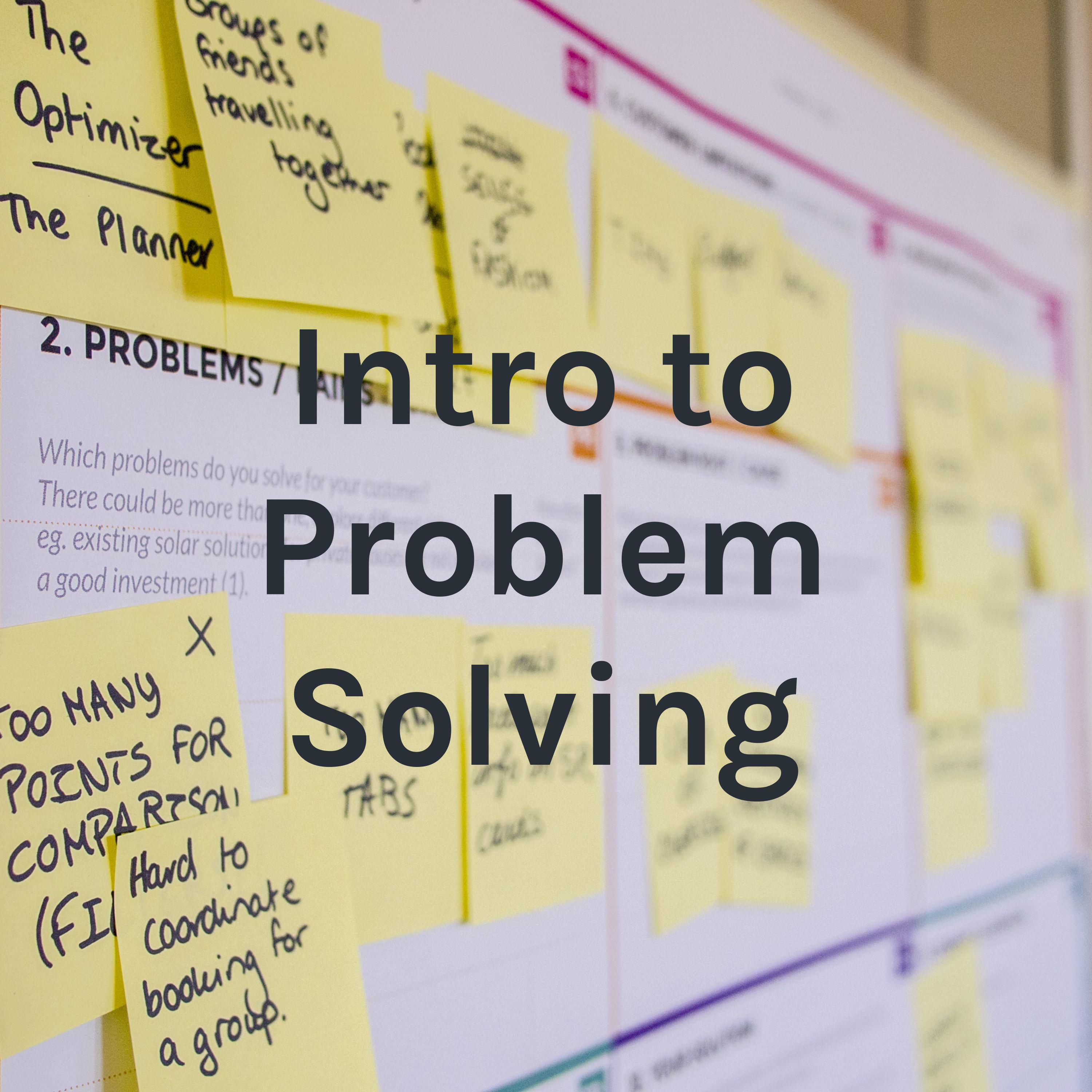 Intro to Problem Solving