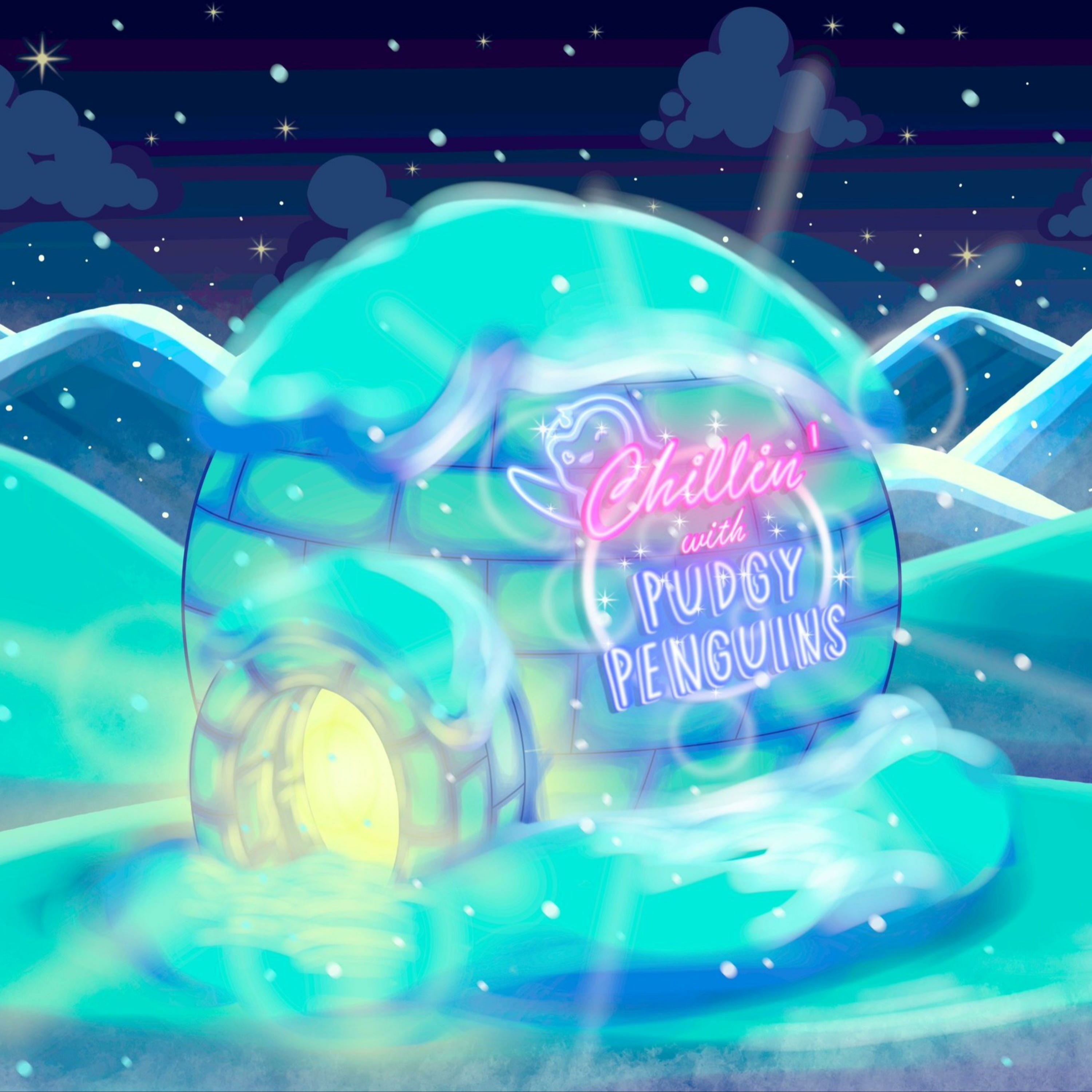 CHILLIN\' with Pudgy Penguins