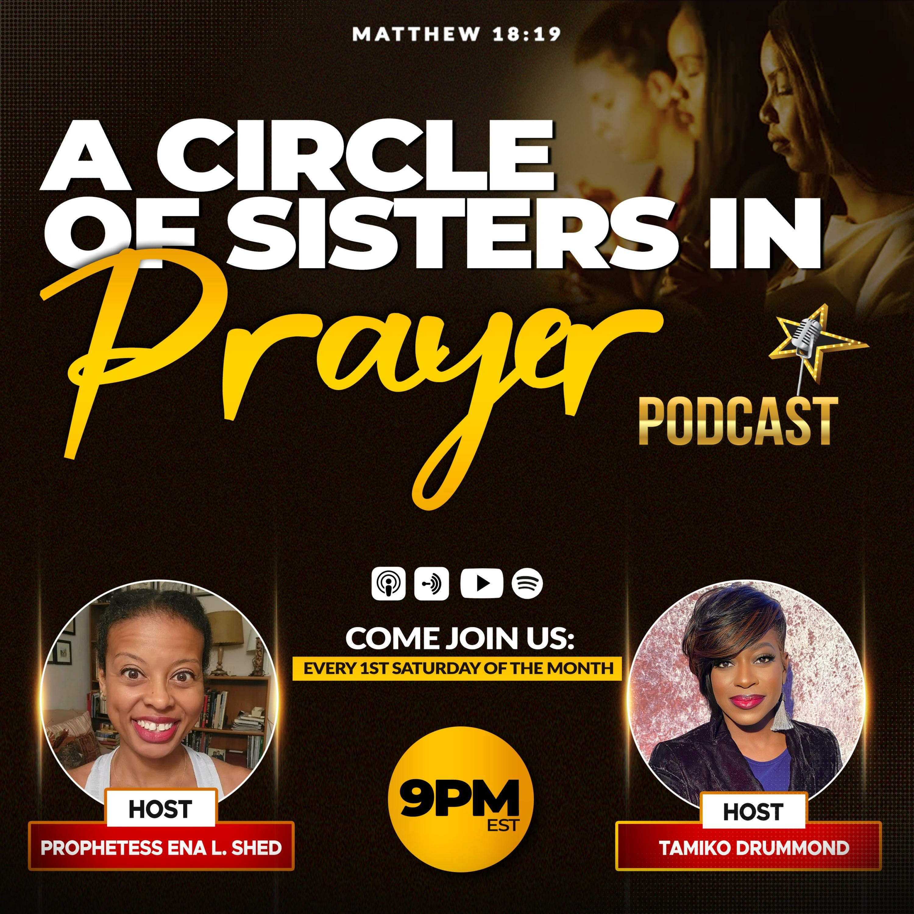 A Circle of Sisters in Prayer