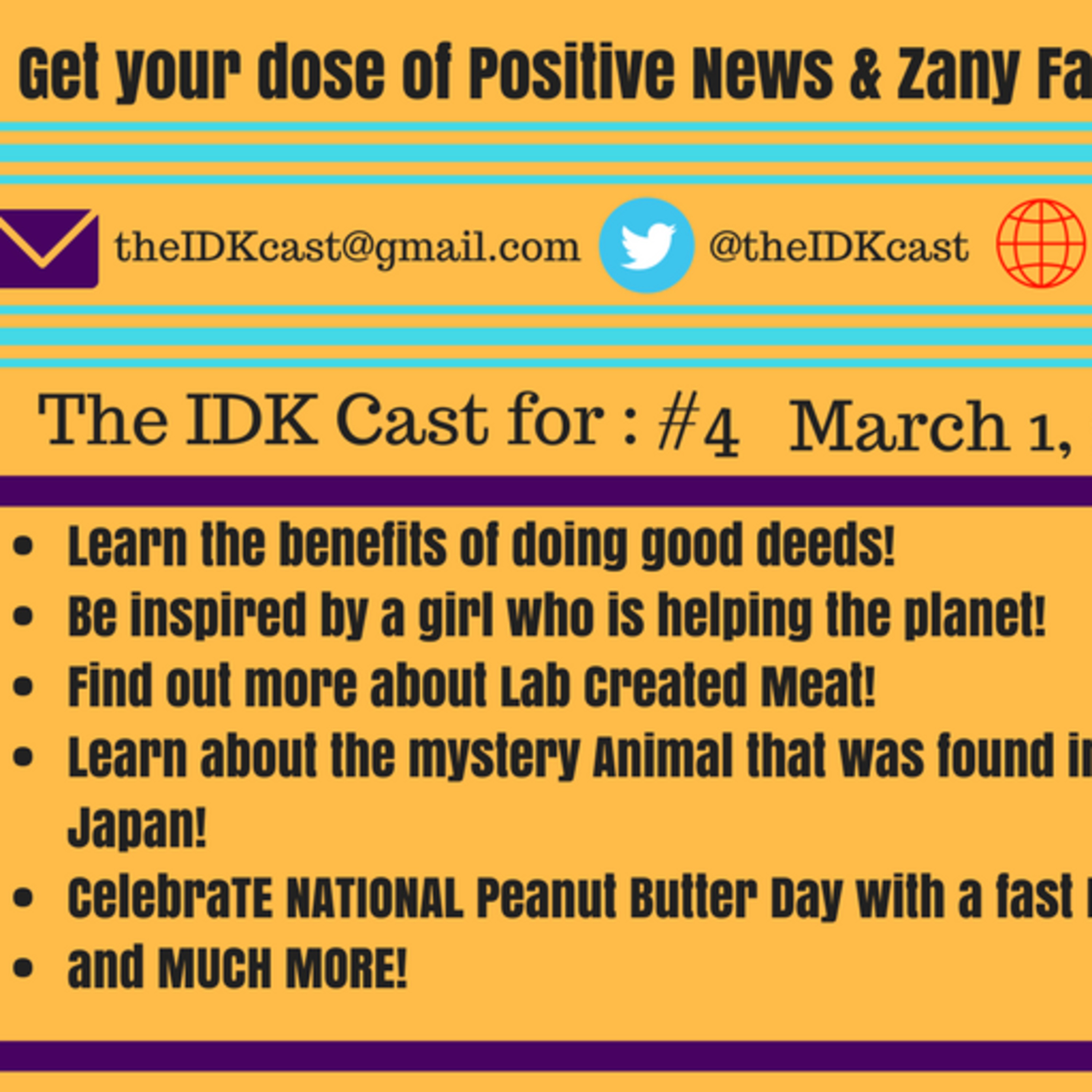 IDK Cast #4: "Trash Girl", Lab Created Meat & a Tardigrade!