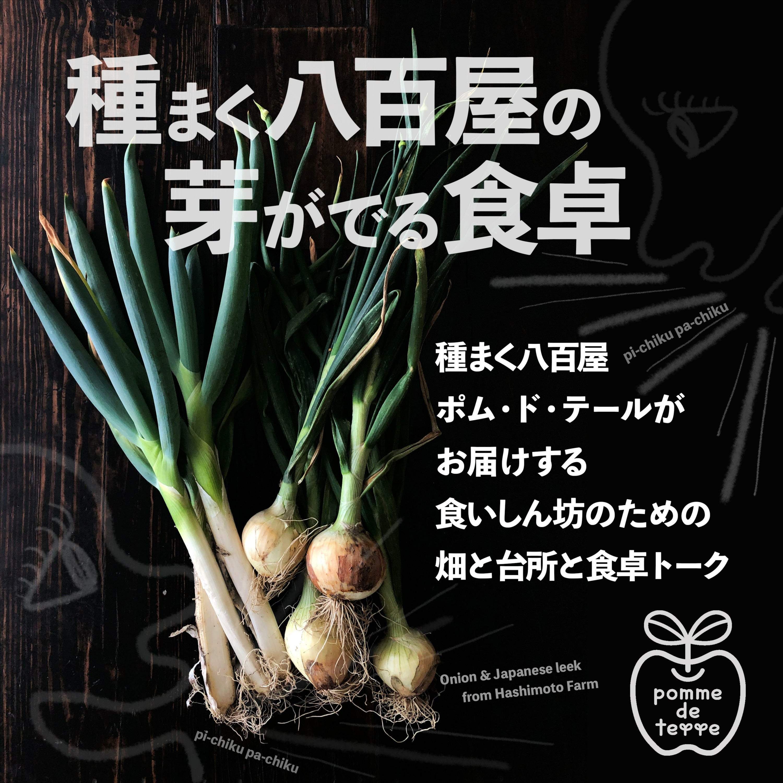 種まく八百屋の芽がでる食卓