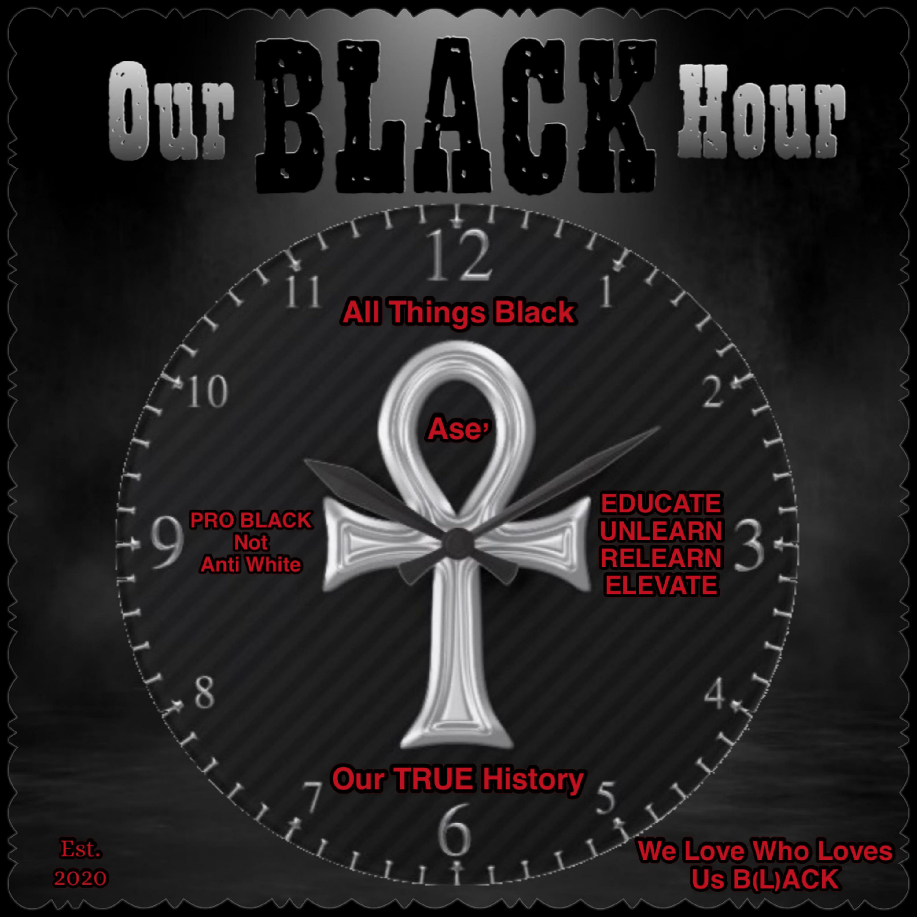 Our Black Hour podcast artwork