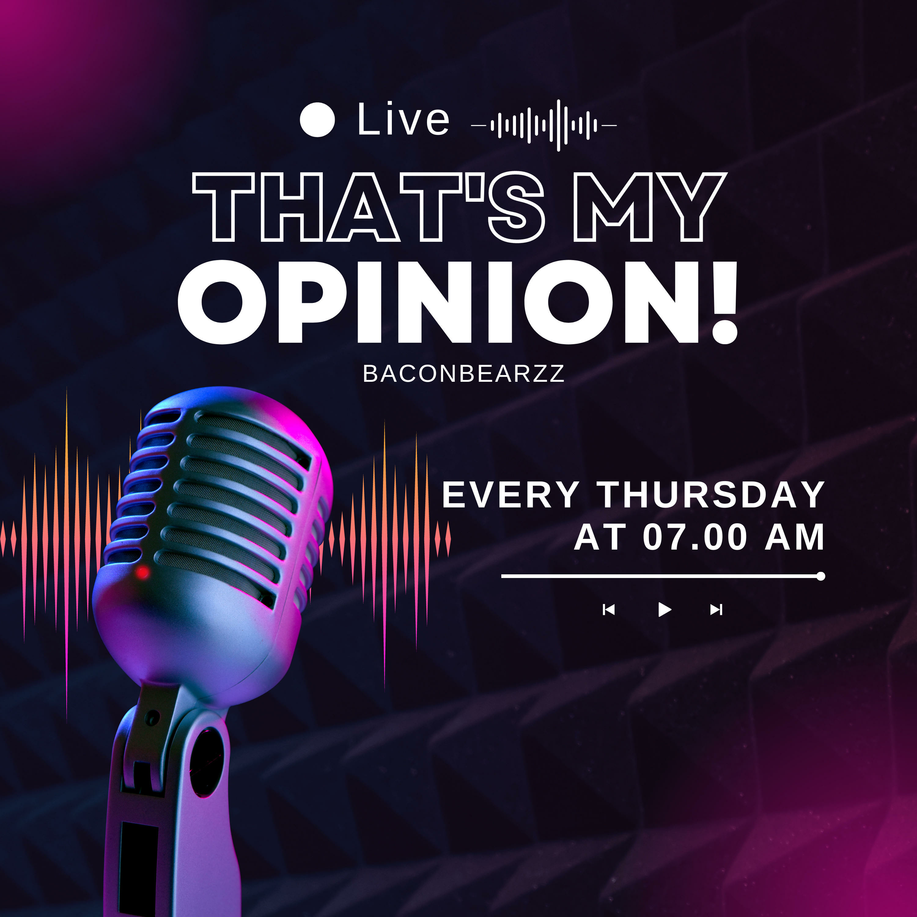 That’s My Opinion!