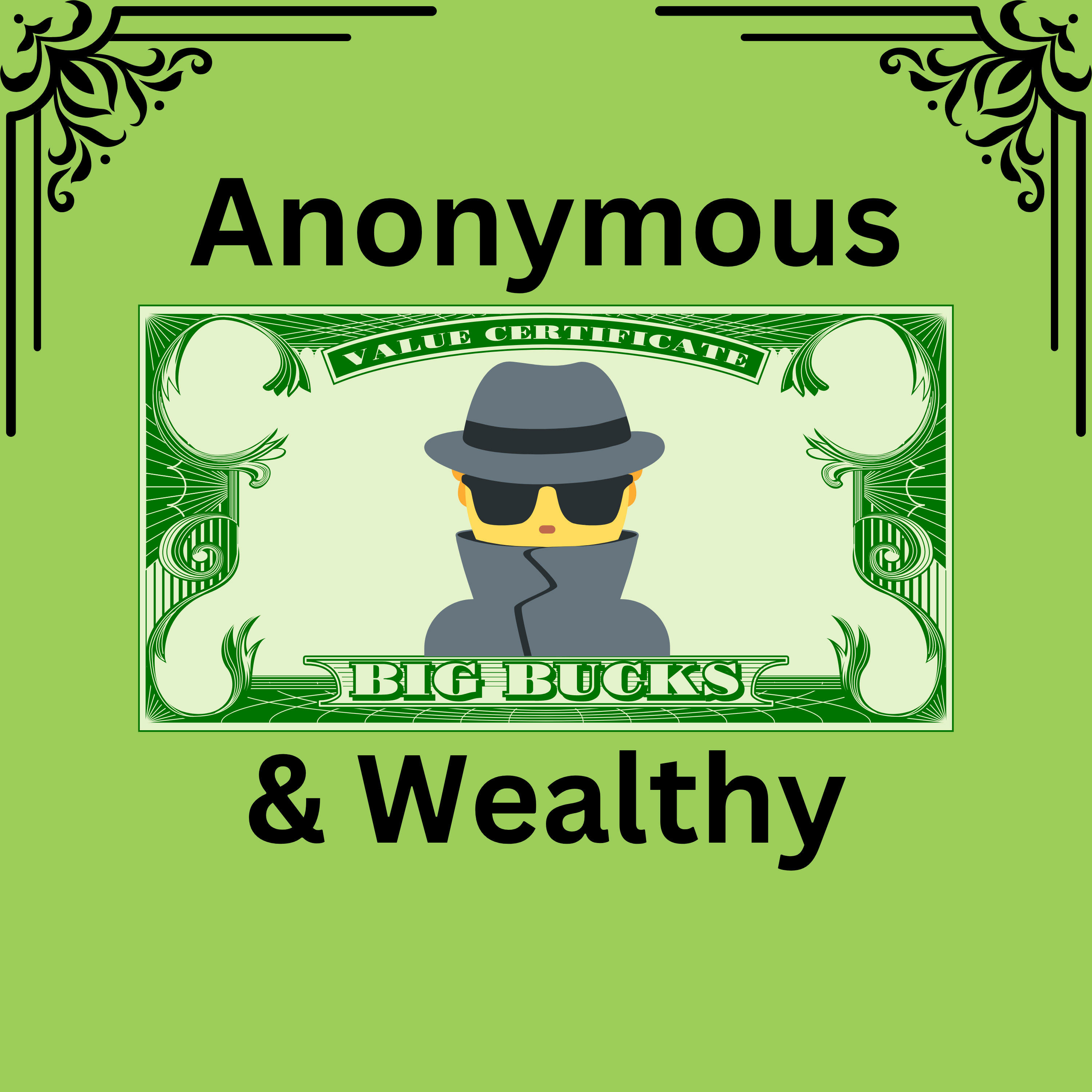 Anonymous and Wealthy podcast artwork