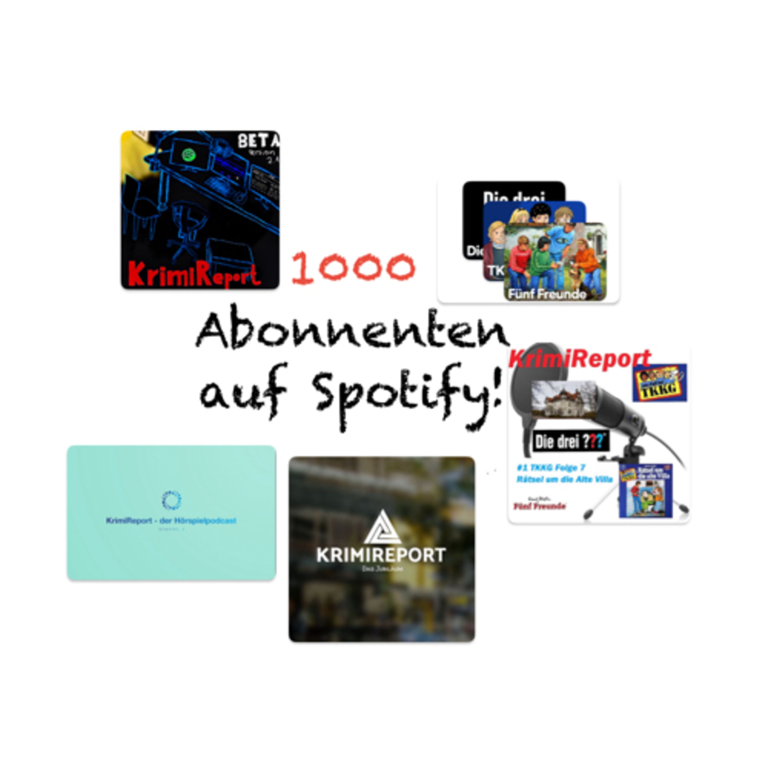 KrimiReport - der Hörspielpodcast | TKKG | Die drei ??? | Fünf Freude |