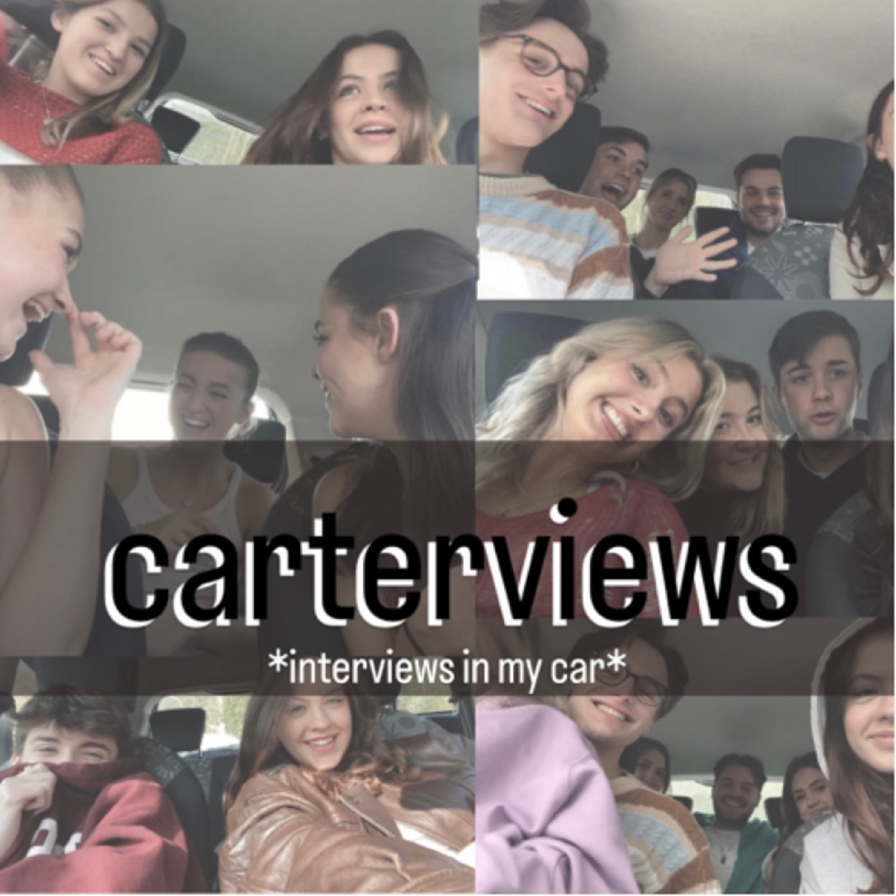 carterviews *interviews in my car* podcast artwork
