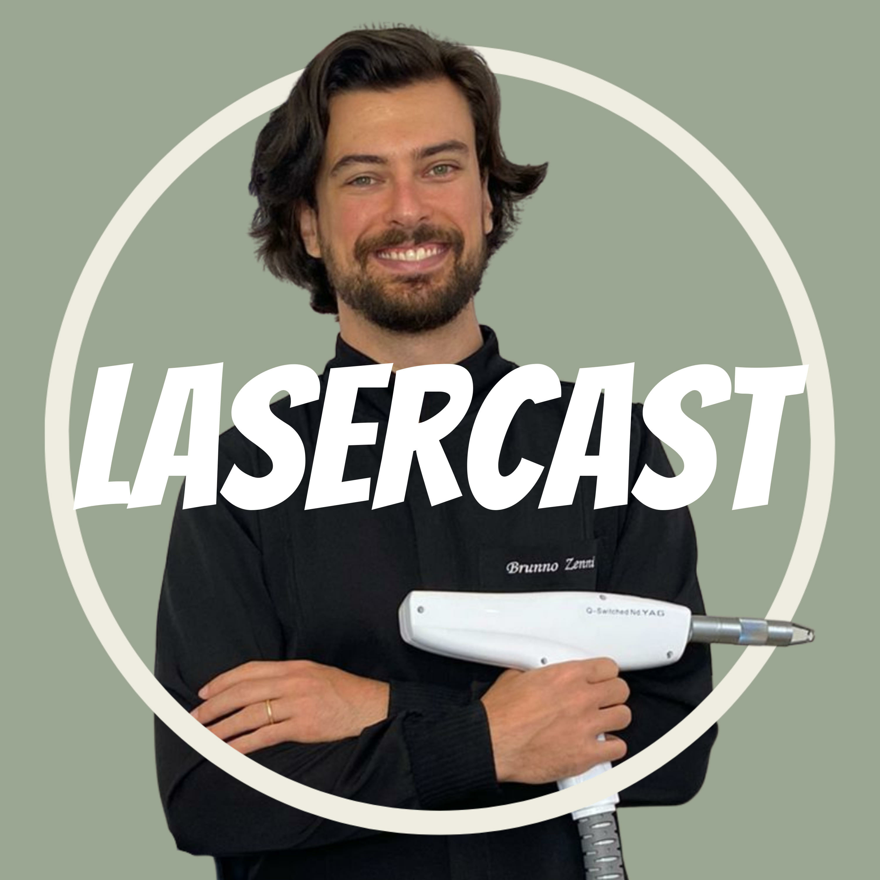 Lasercast podcast artwork