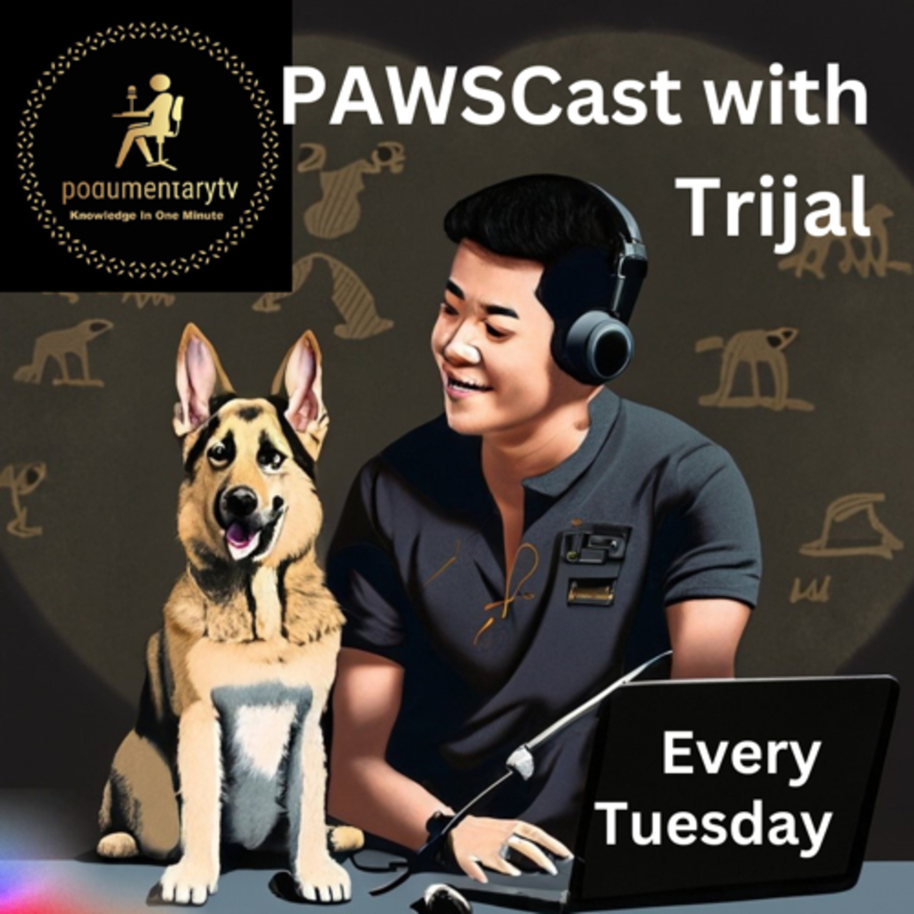 PAWScast with TRIJAL podcast artwork