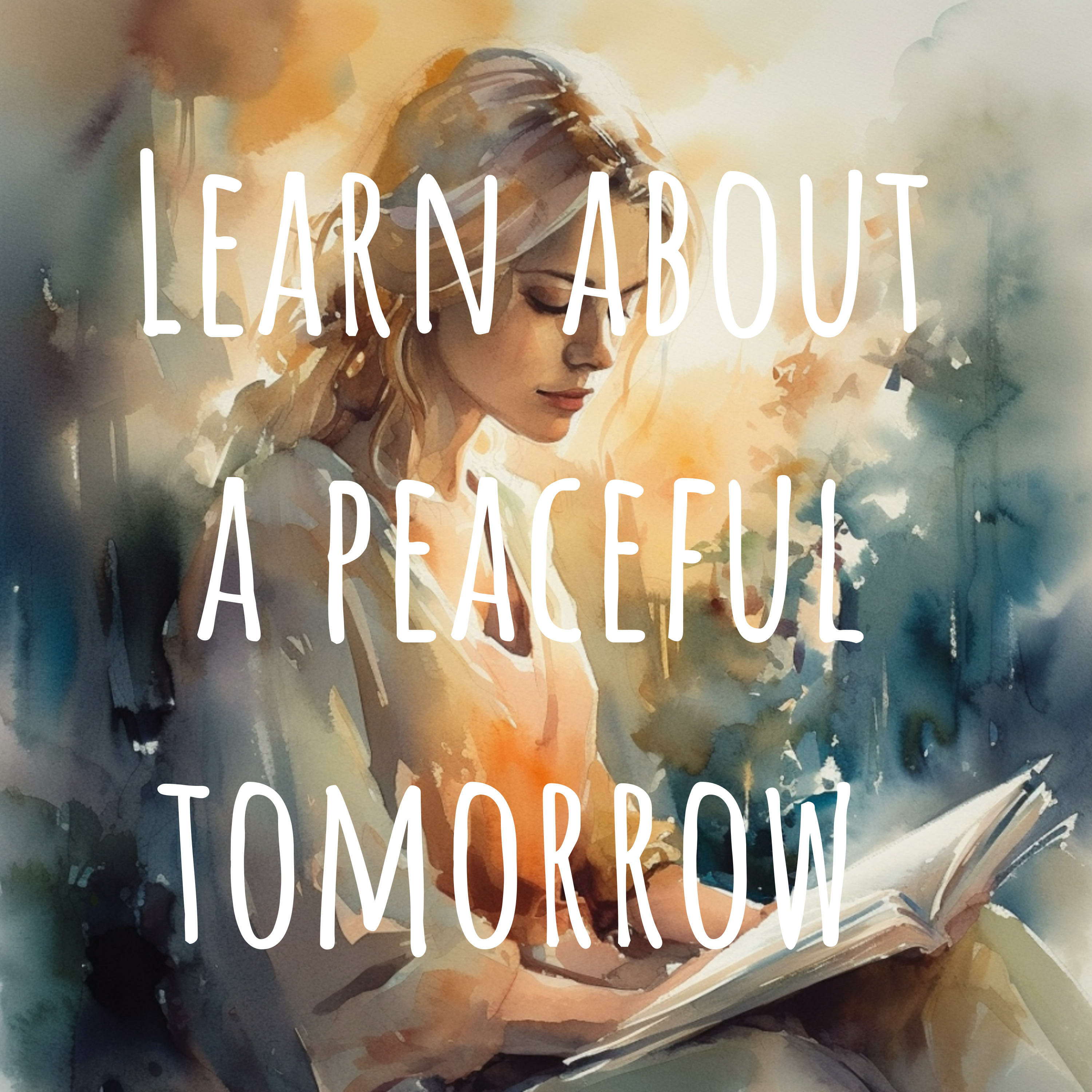 Learn about a peaceful tomorrow cover art