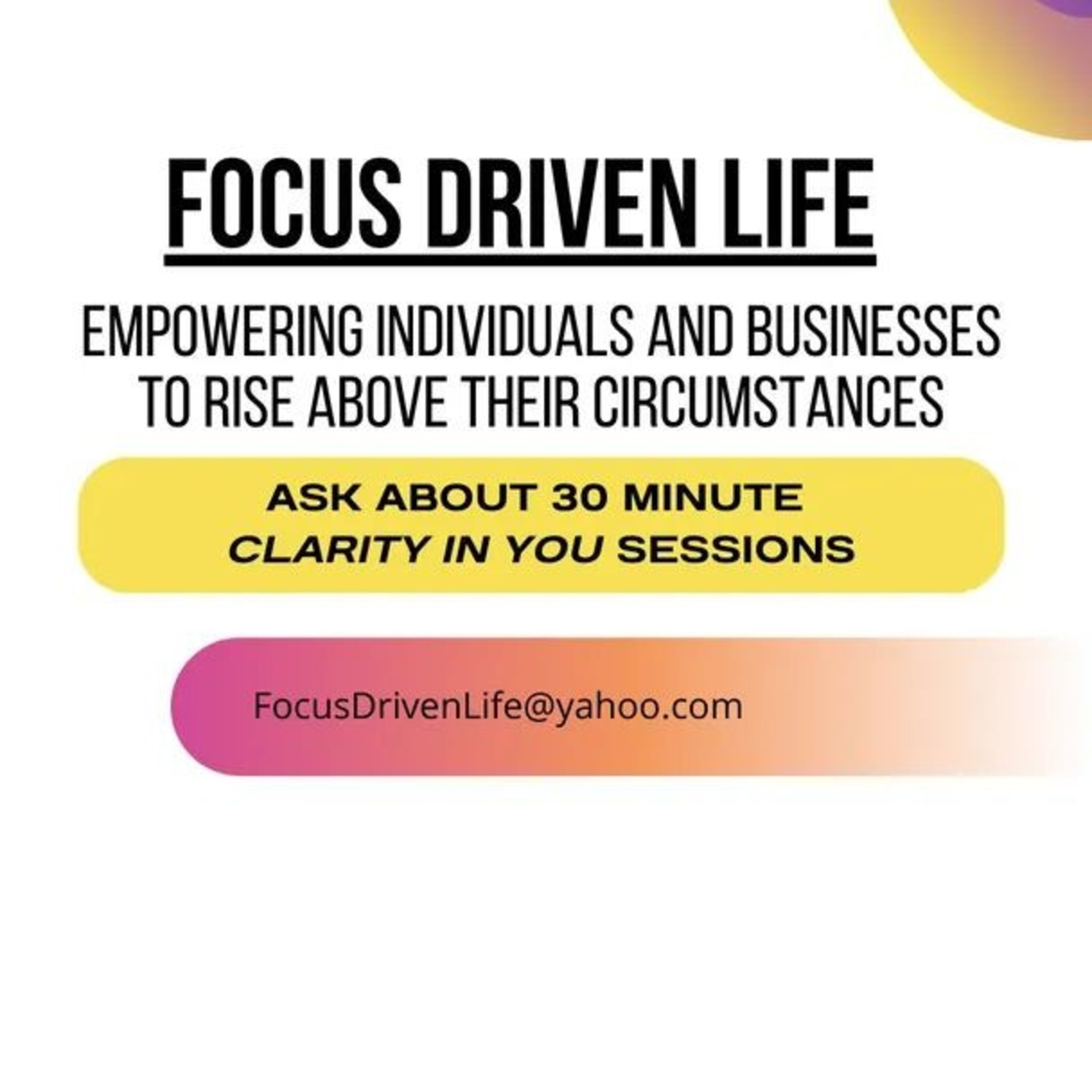 Focus Driven Life