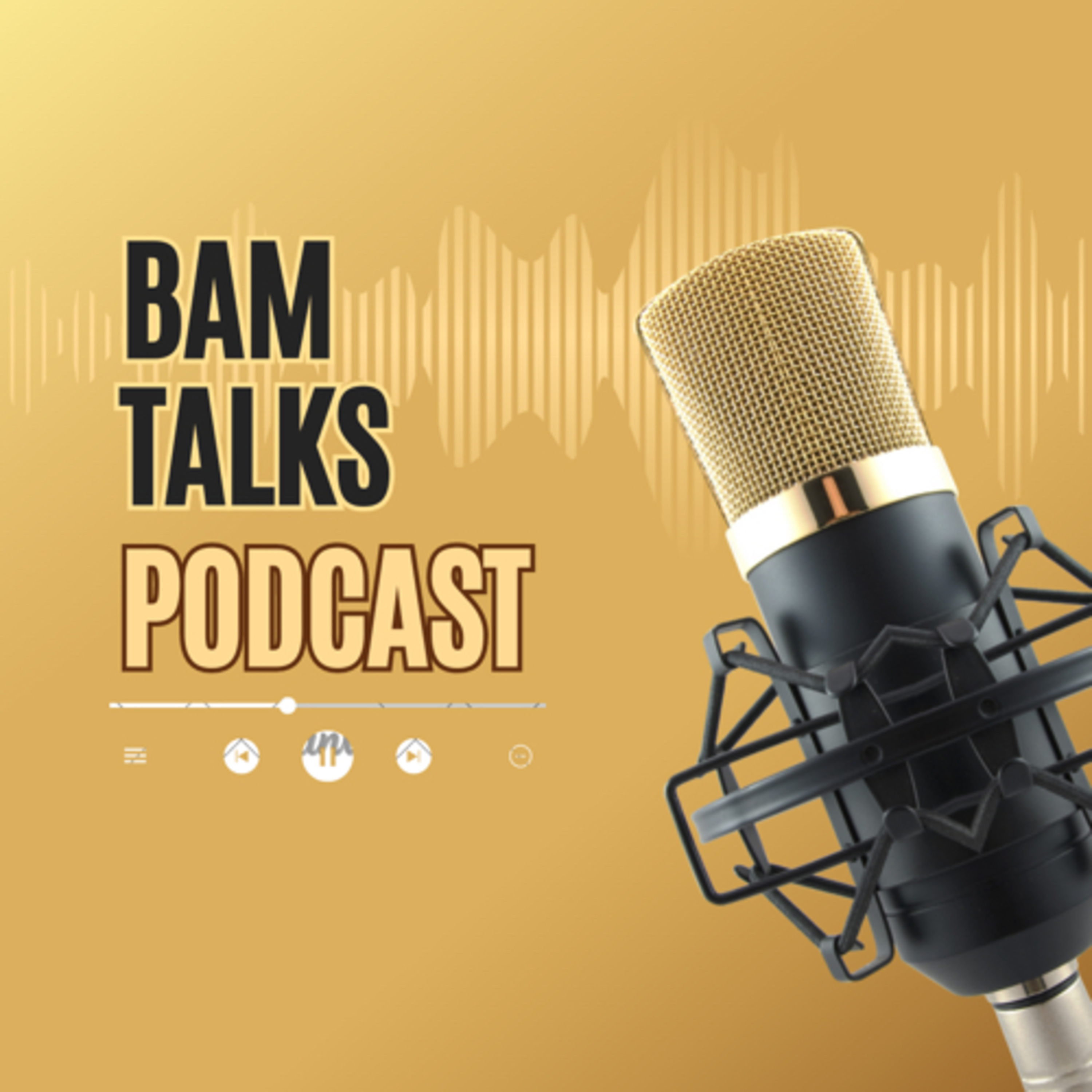 Bam talks podcast artwork