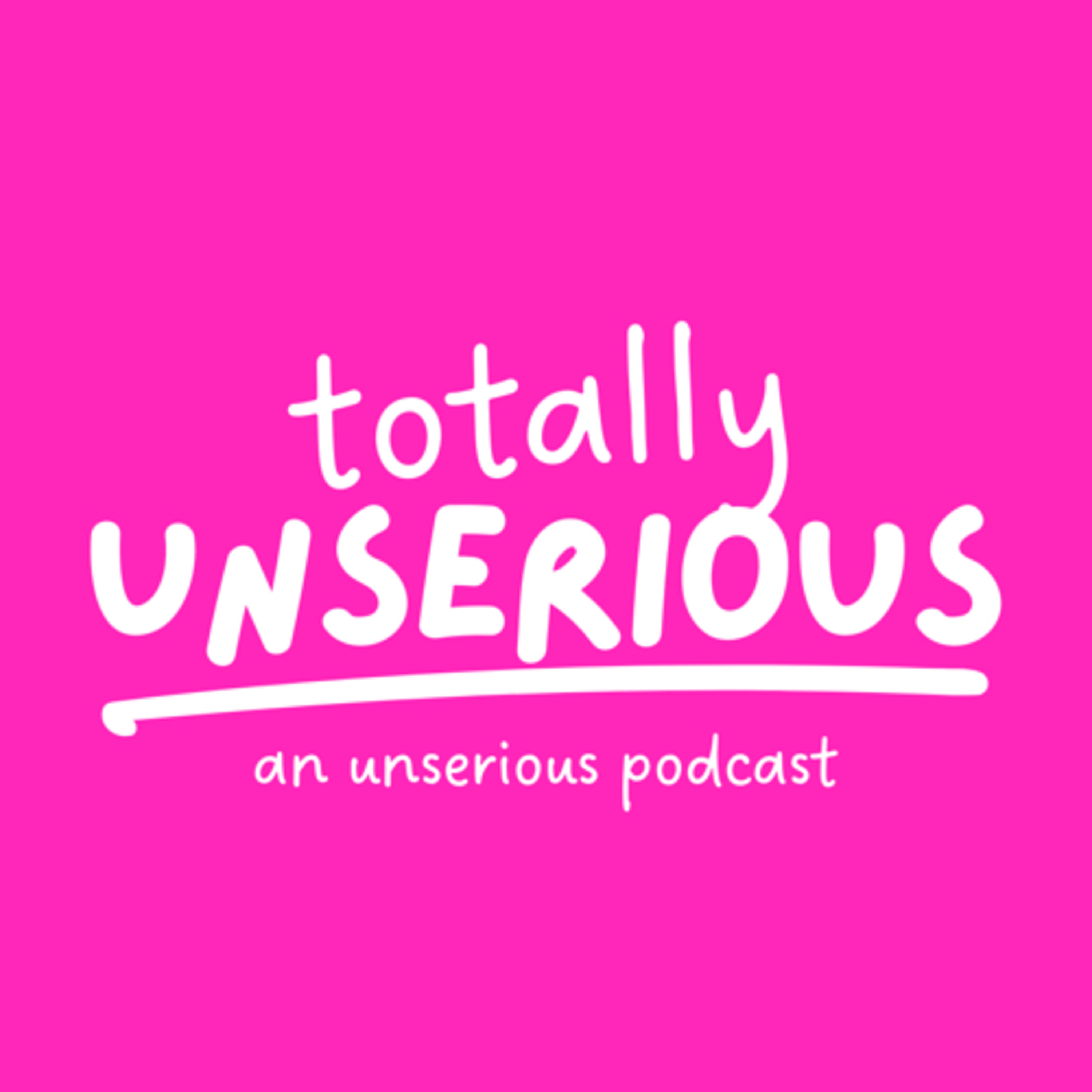 totally unserious podcast artwork
