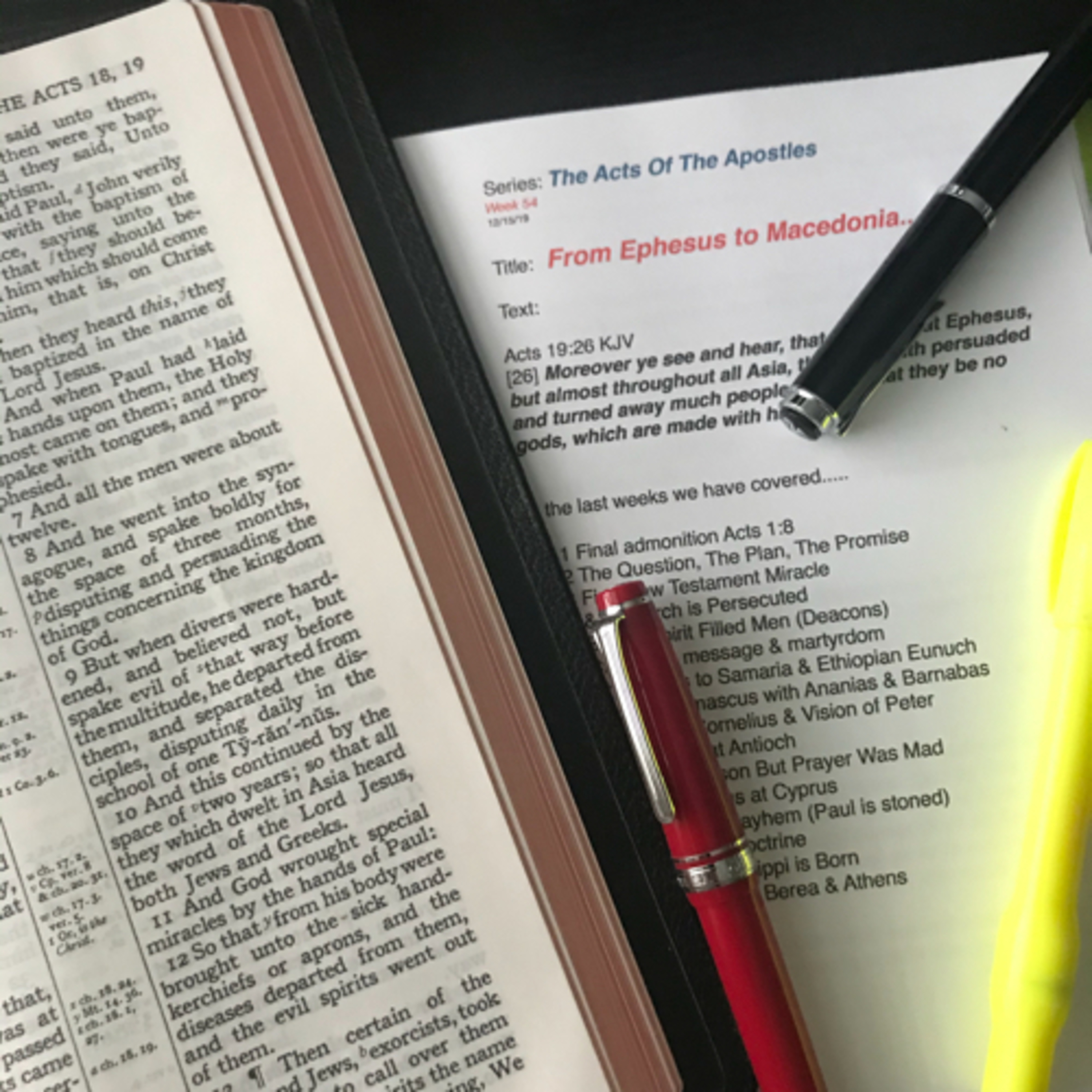 A Moment With The Pastor 
