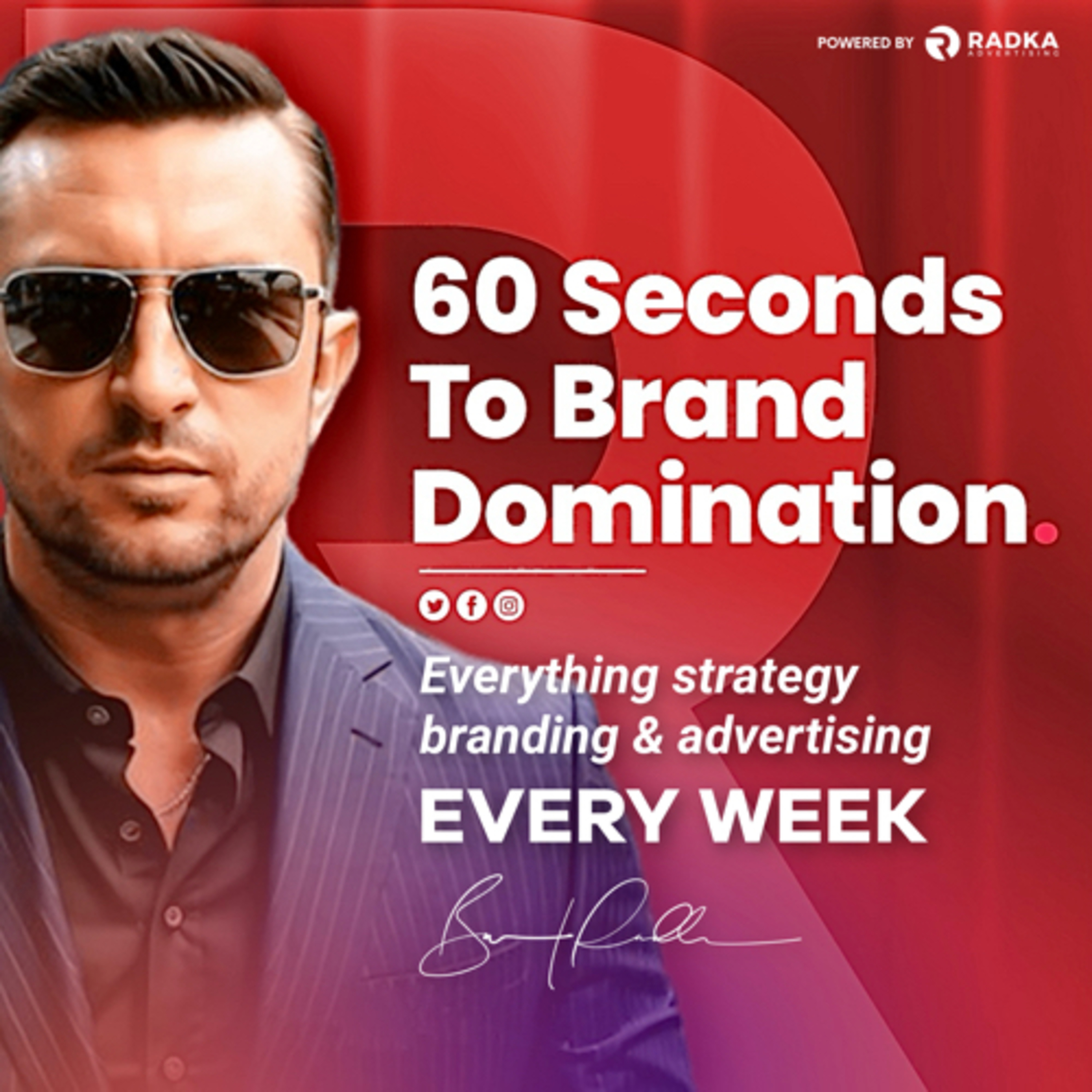 60 Seconds to Brand Domination podcast artwork