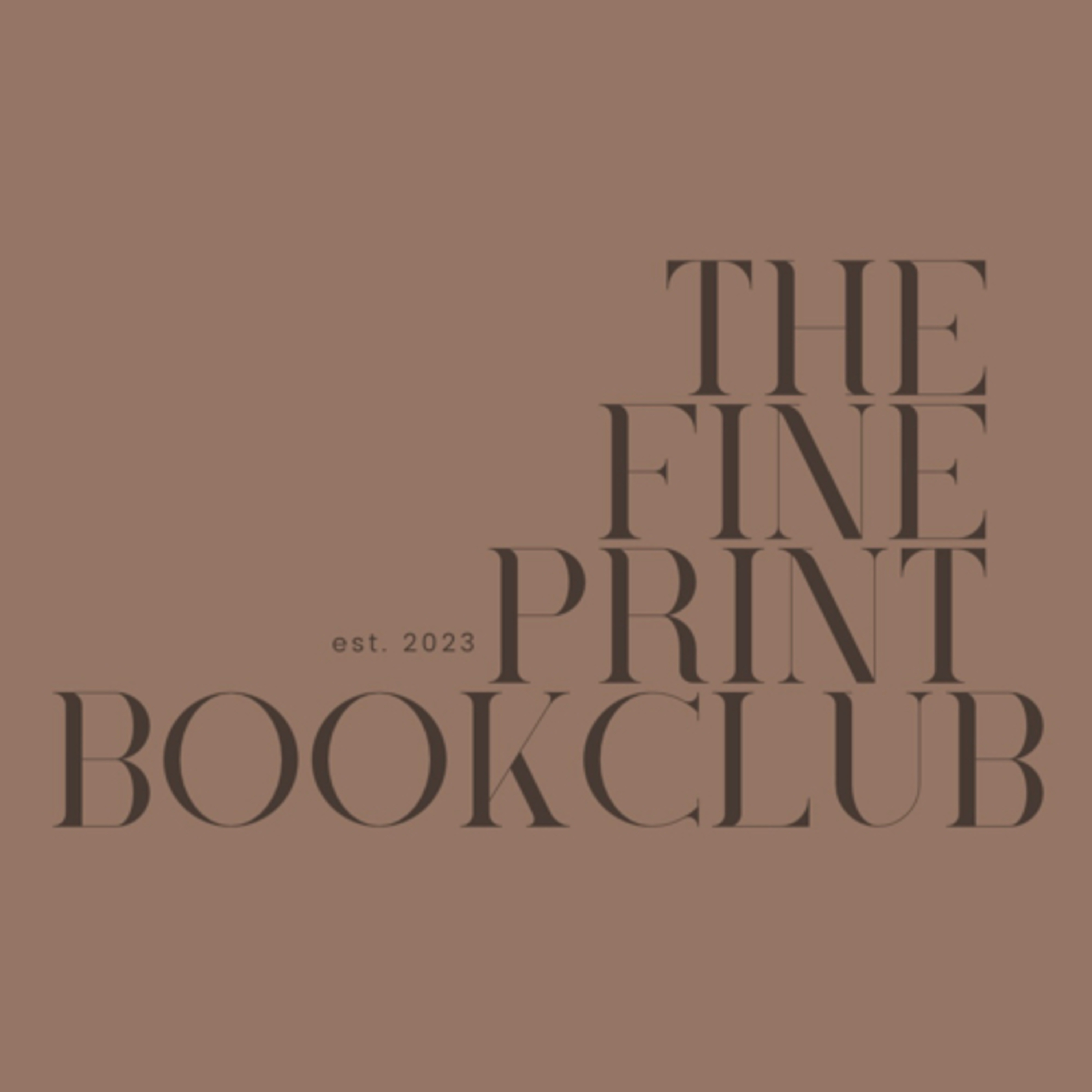The Fine Print Book Club podcast artwork