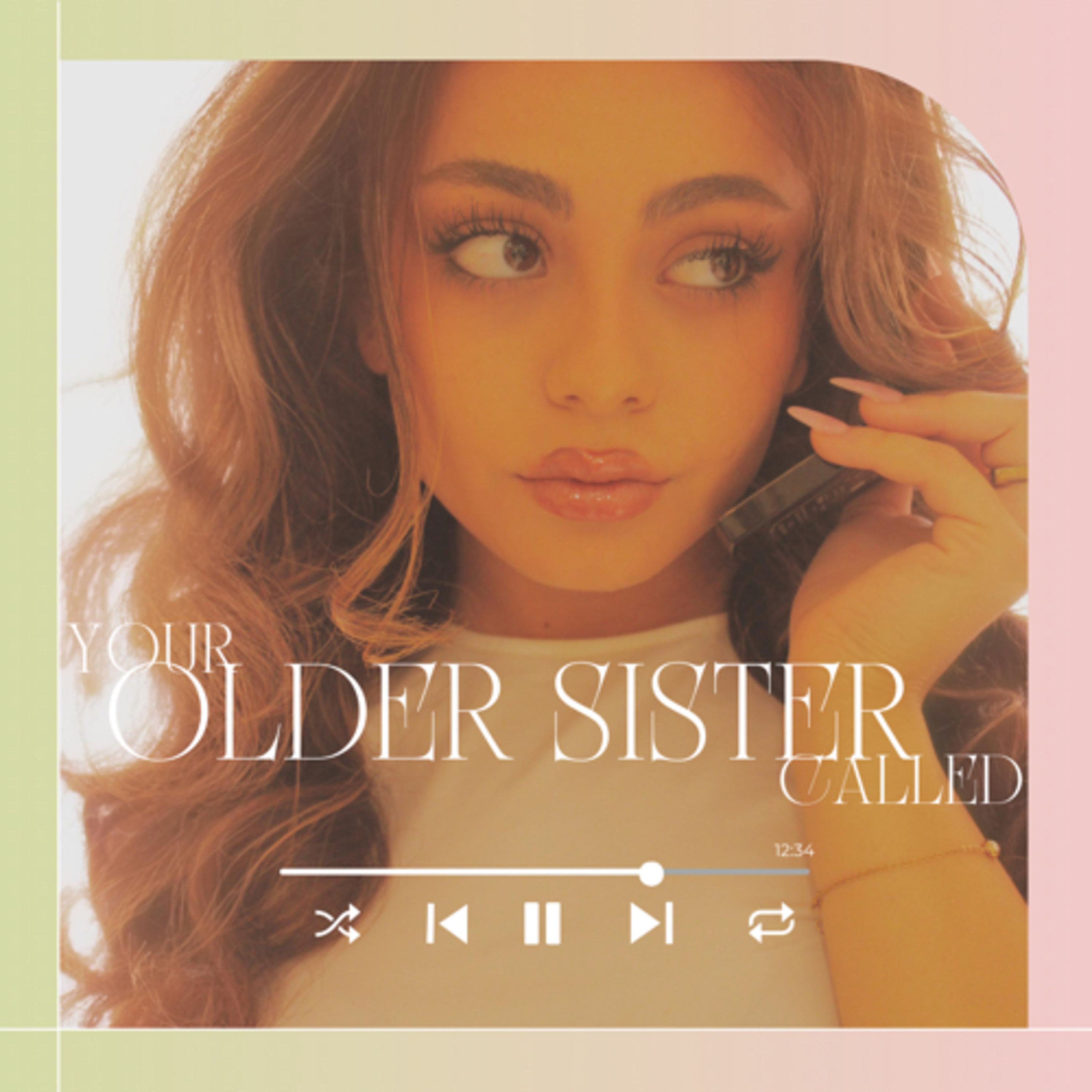 your older sister called podcast artwork