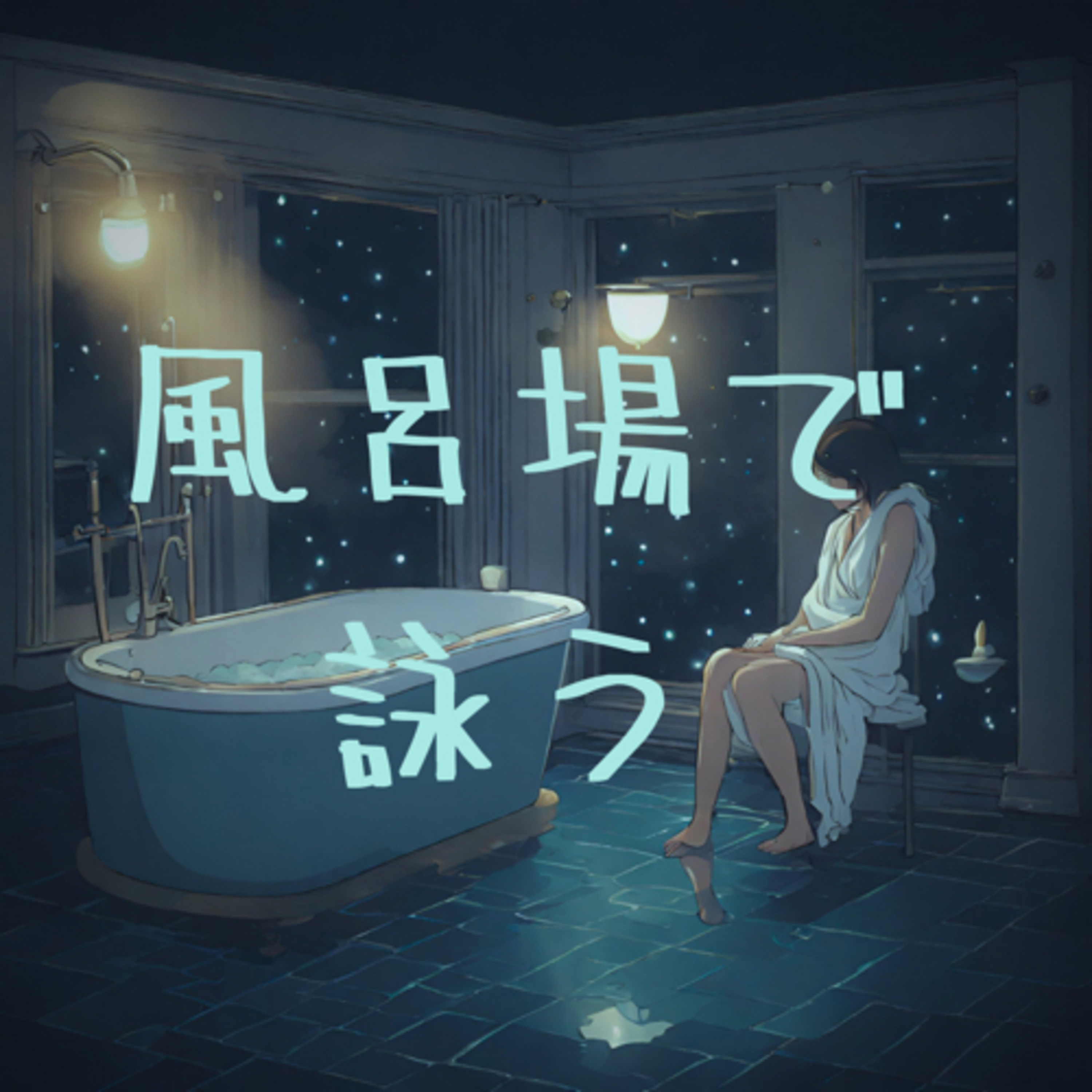 風呂場で詠う