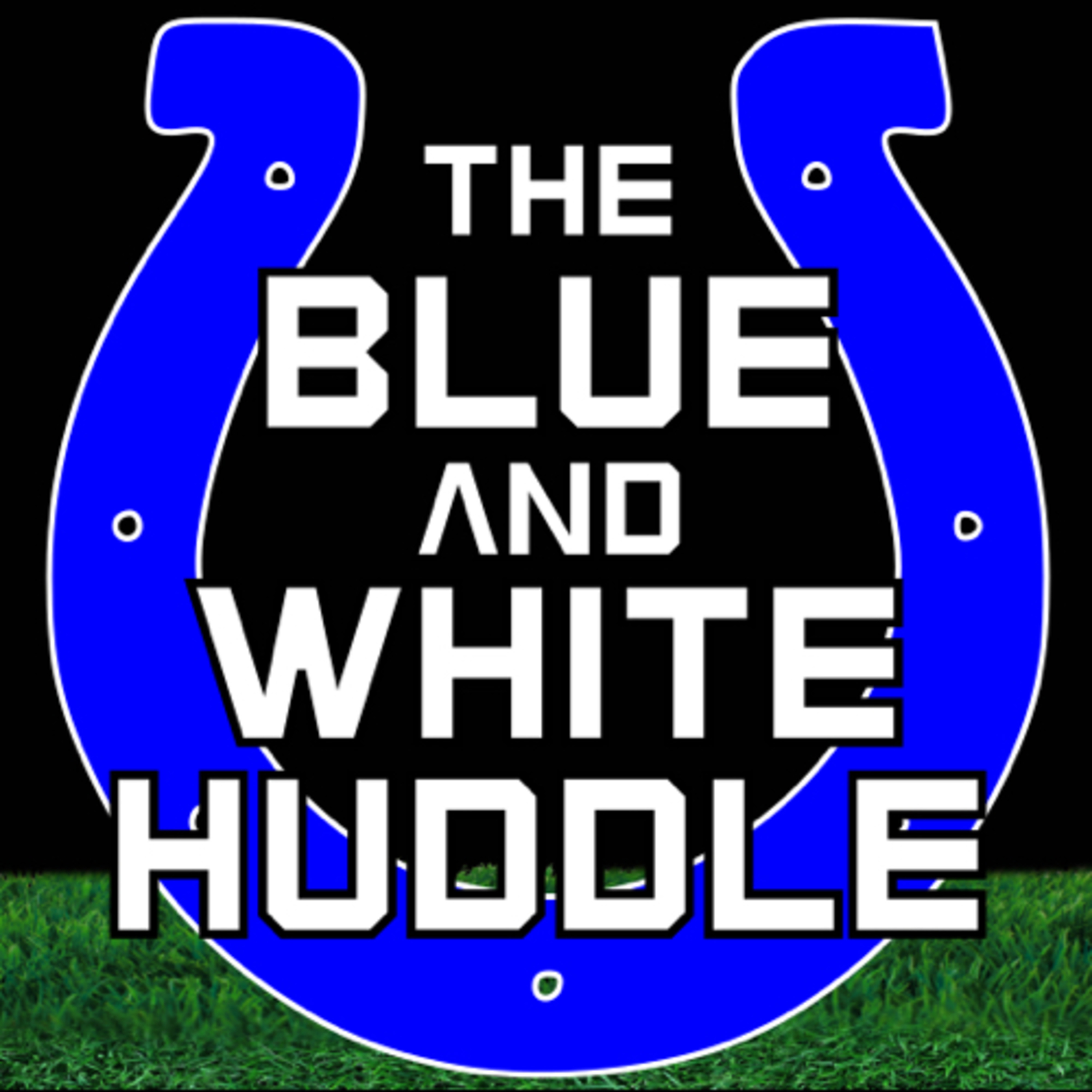 The Blue and White Huddle podcast artwork