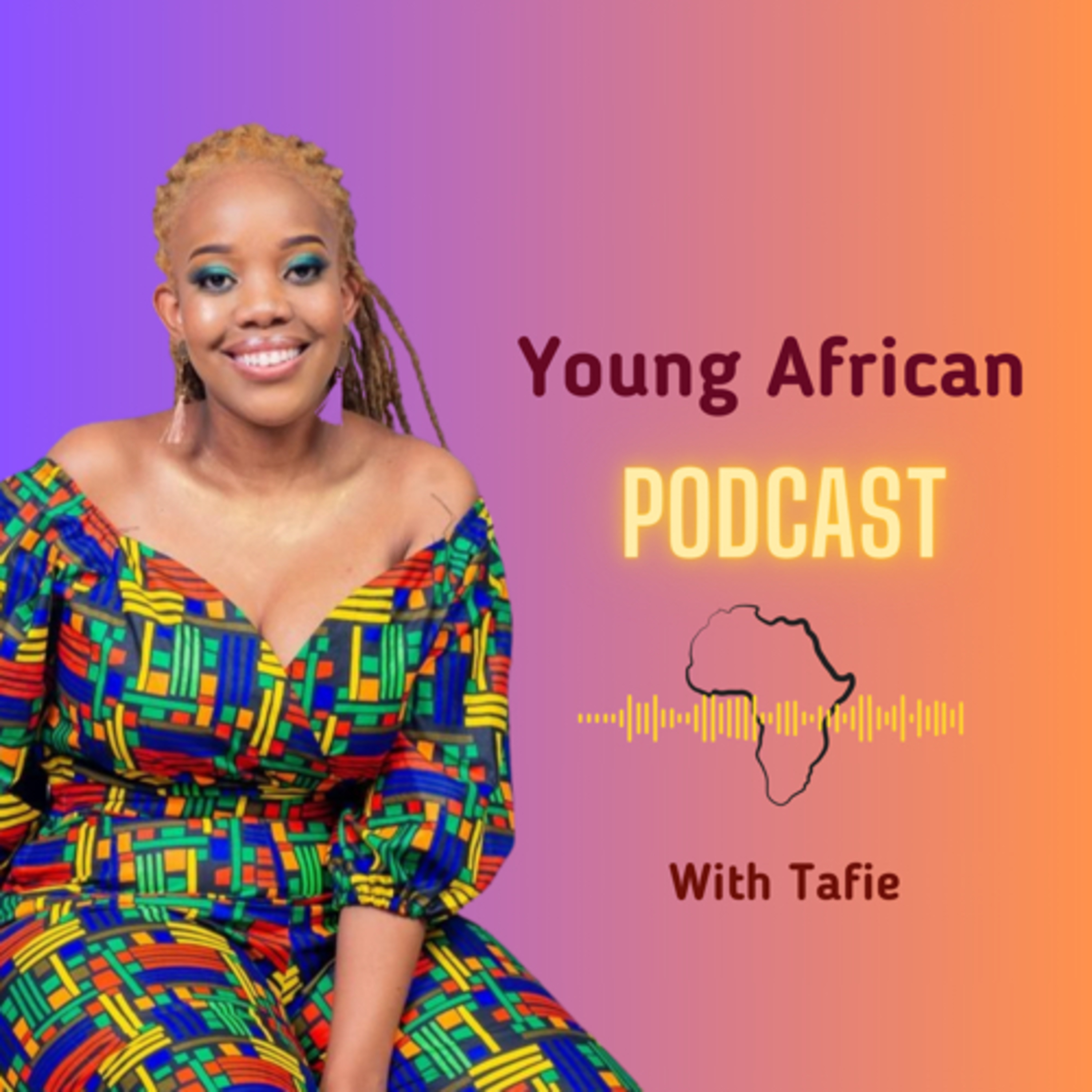 Young African podcast artwork